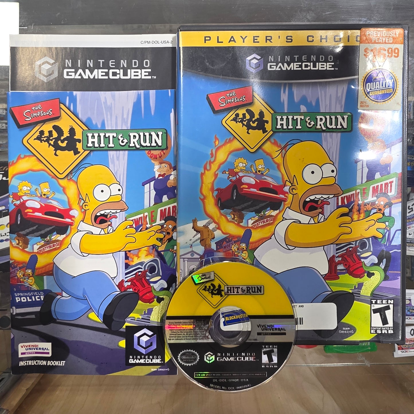 The Simpsons Hit and Run Nintendo Gamecube