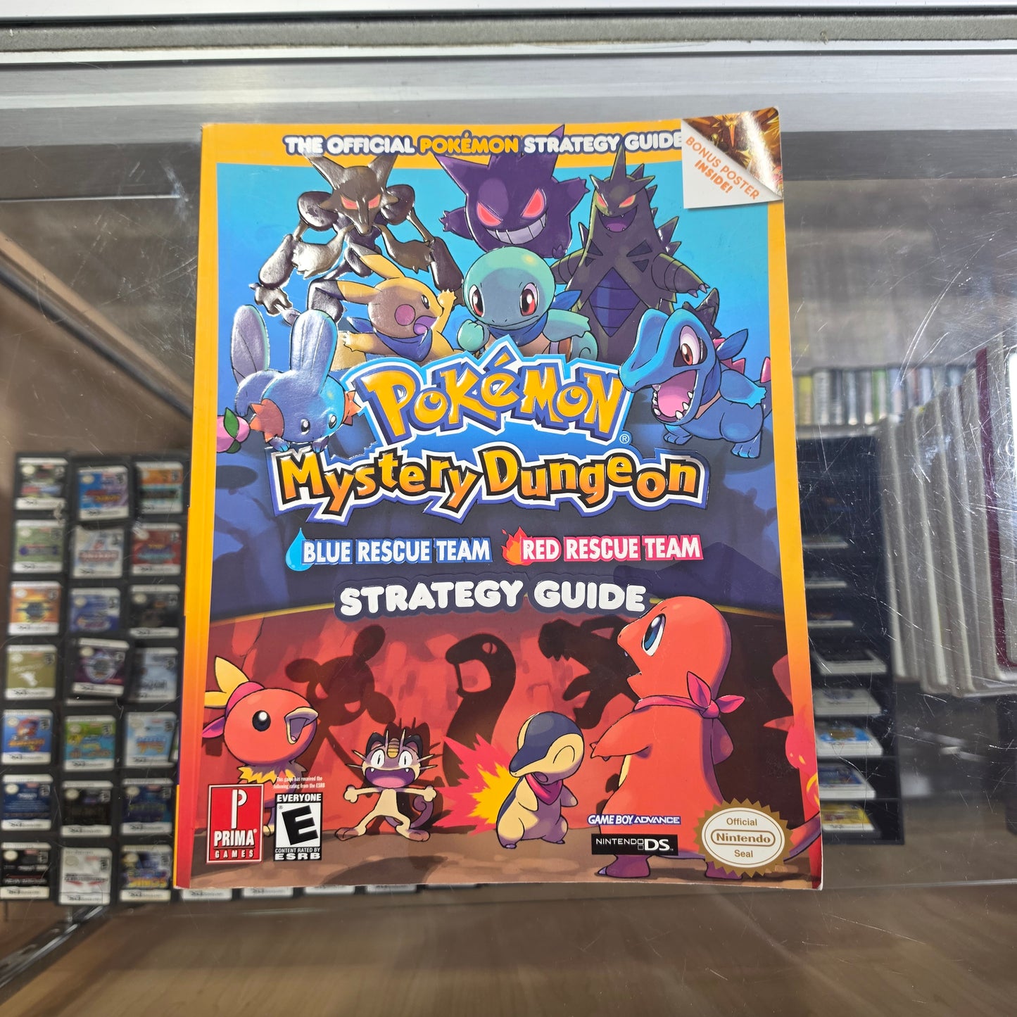 Pokemon Mystery Dungeon Blue & Red Rescue Team Prima Strategy Guide NO Poster