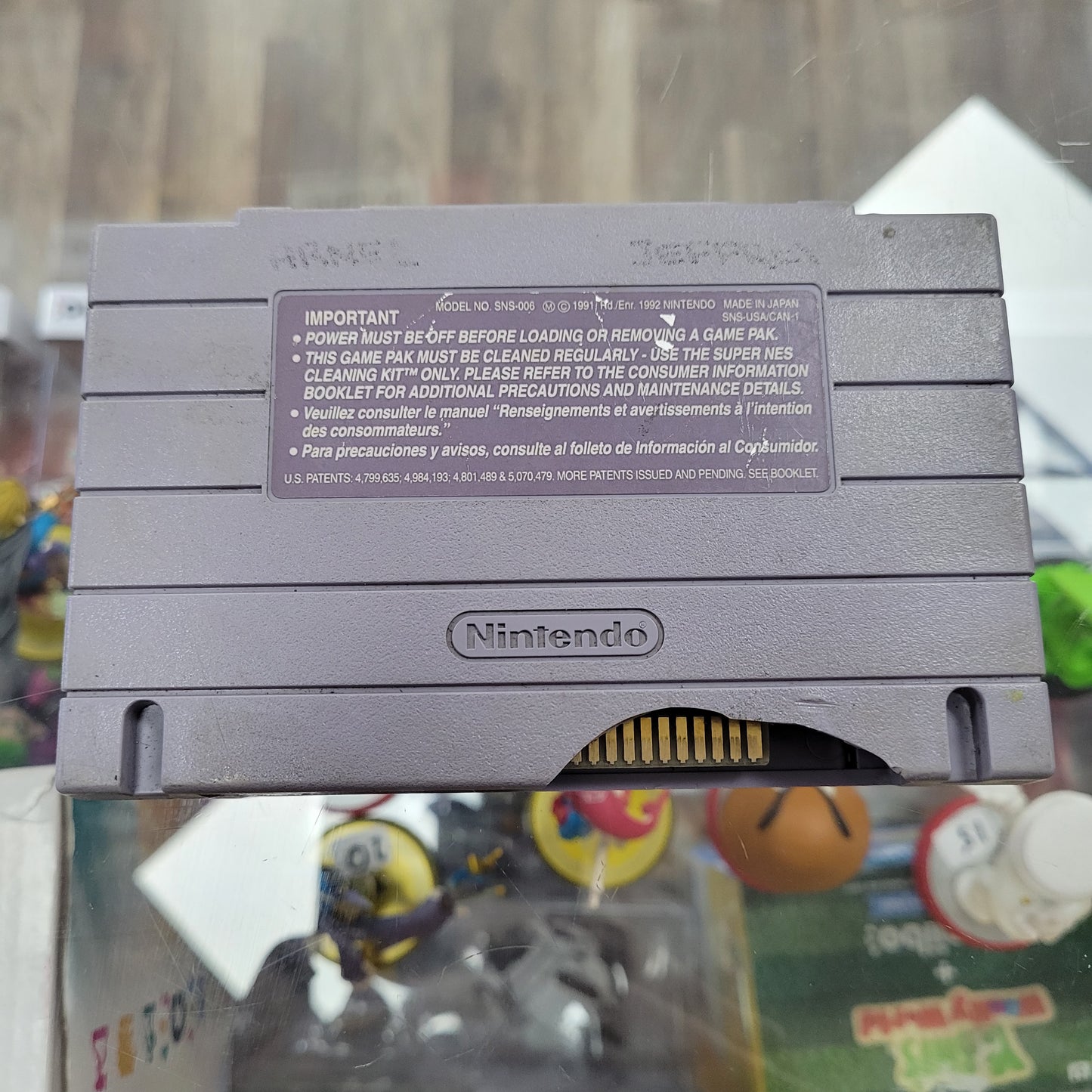 WF Royal Rumble SNES Damaged Case