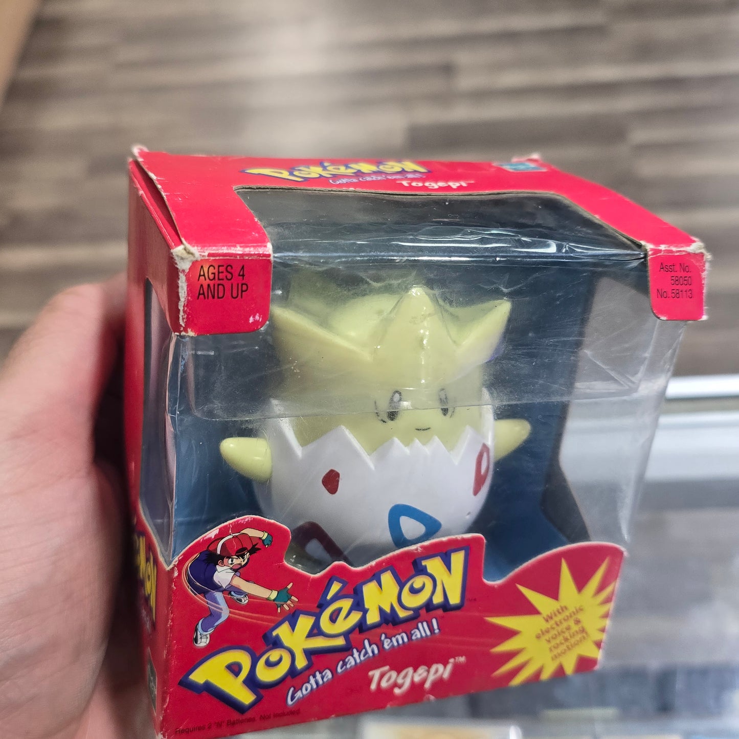 Pokémon Togepi Vintage Electronic Action Hasbro Figure (OPEN BOX) (USED)