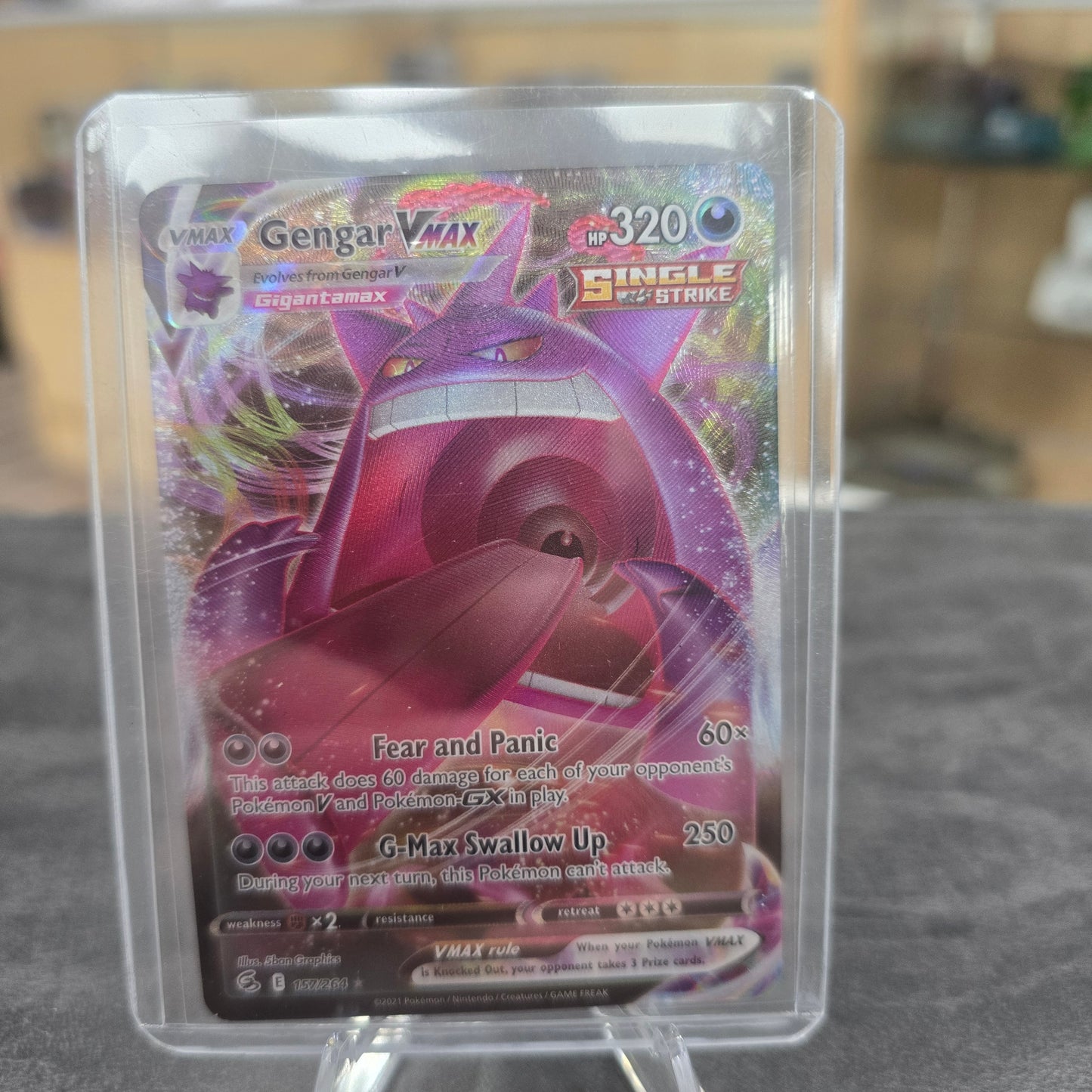 Gengar VMAX - SWSH08: Fusion Strike (NM)