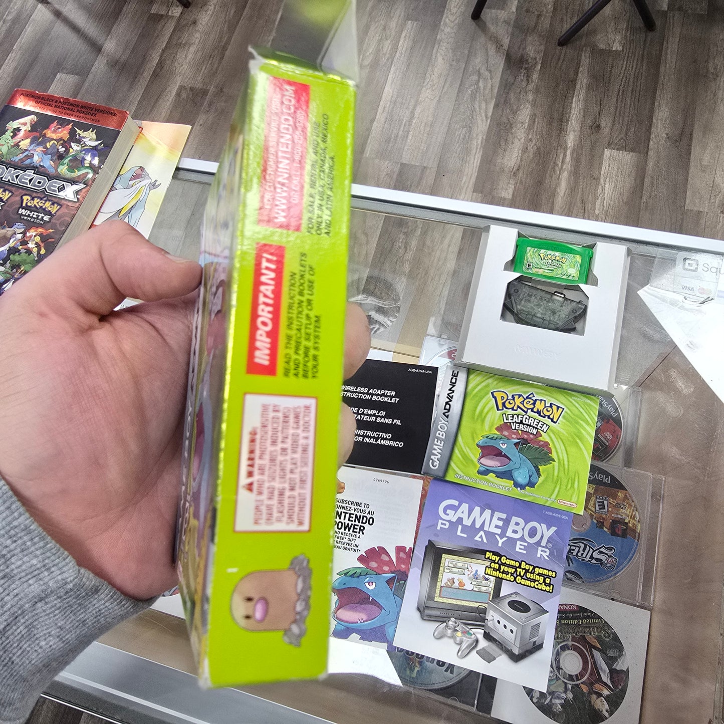 Pokémon LeafGreen (Authentic) CIB Nintendo GameBoy Advance