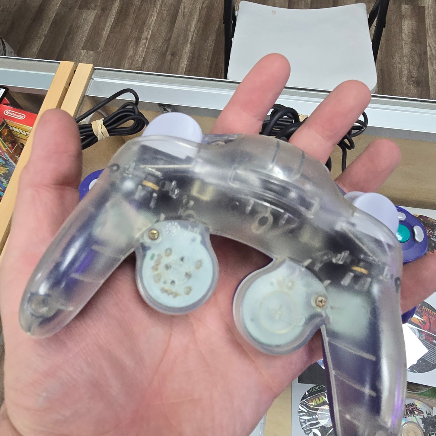 Nintendo GameCube OEM Controller Transparent Back