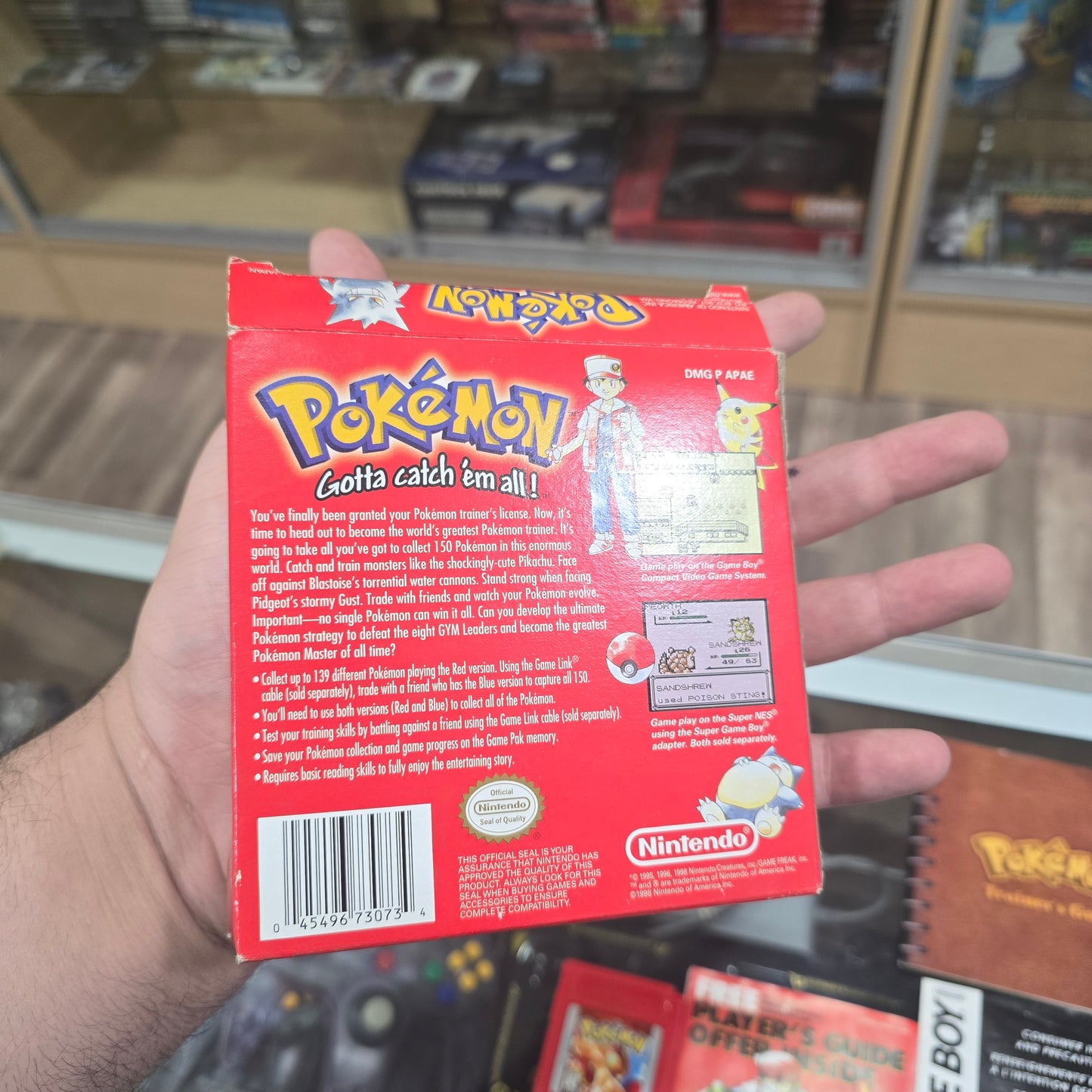 Pokémon Red (New Battery) (CIB) (Good Condition) Nintendo Gameboy