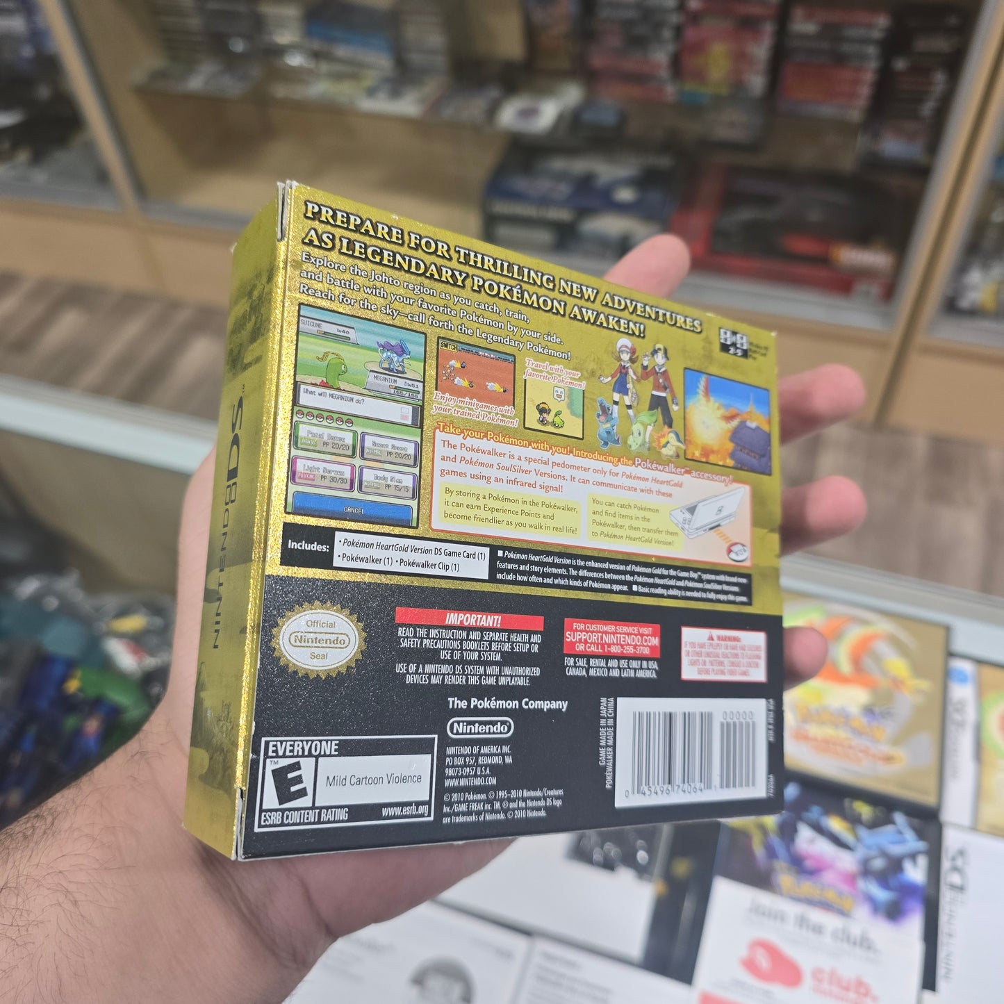 Pokémon HeartGold (BigBox) (Clean) (Authentic) Nintendo DS
