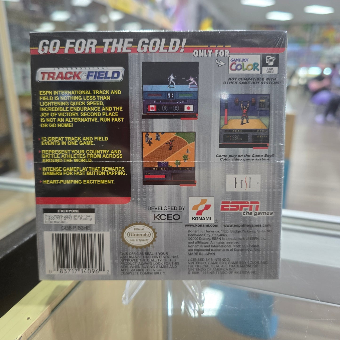 ESPN International Track and Field Nintendo Gameboy Color (Sealed)