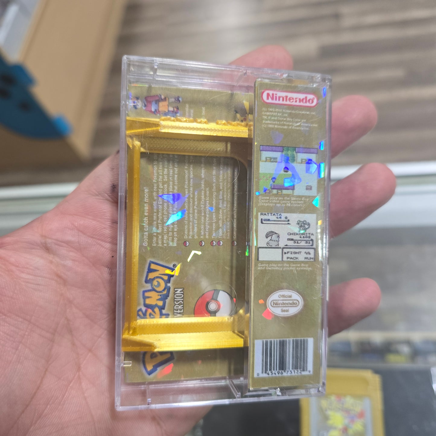 Pokémon Gold (Authentic) (New Battery) with Custom Case Nintendo GameBoy Color