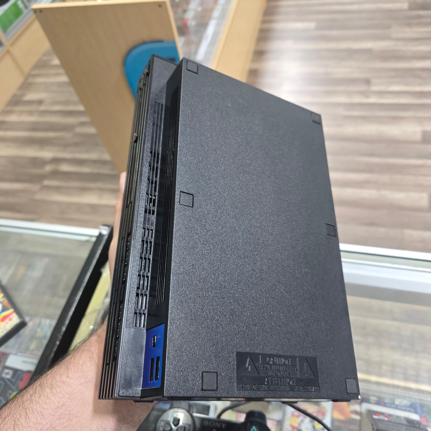 Playstation 2 Original System with One Controller and Wires + Memory Card