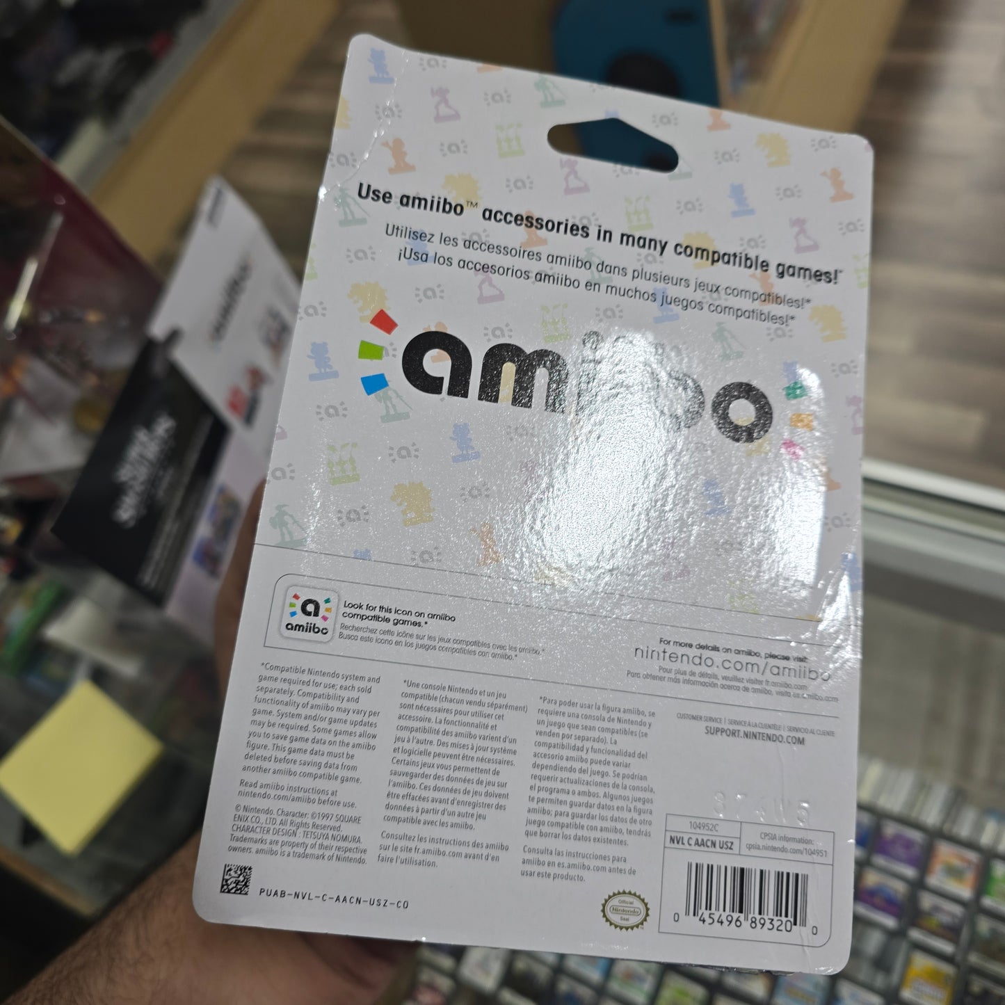 Cloud (Player 2) Amiibo - Nintendo Switch - Super Smash Bros. SEALED