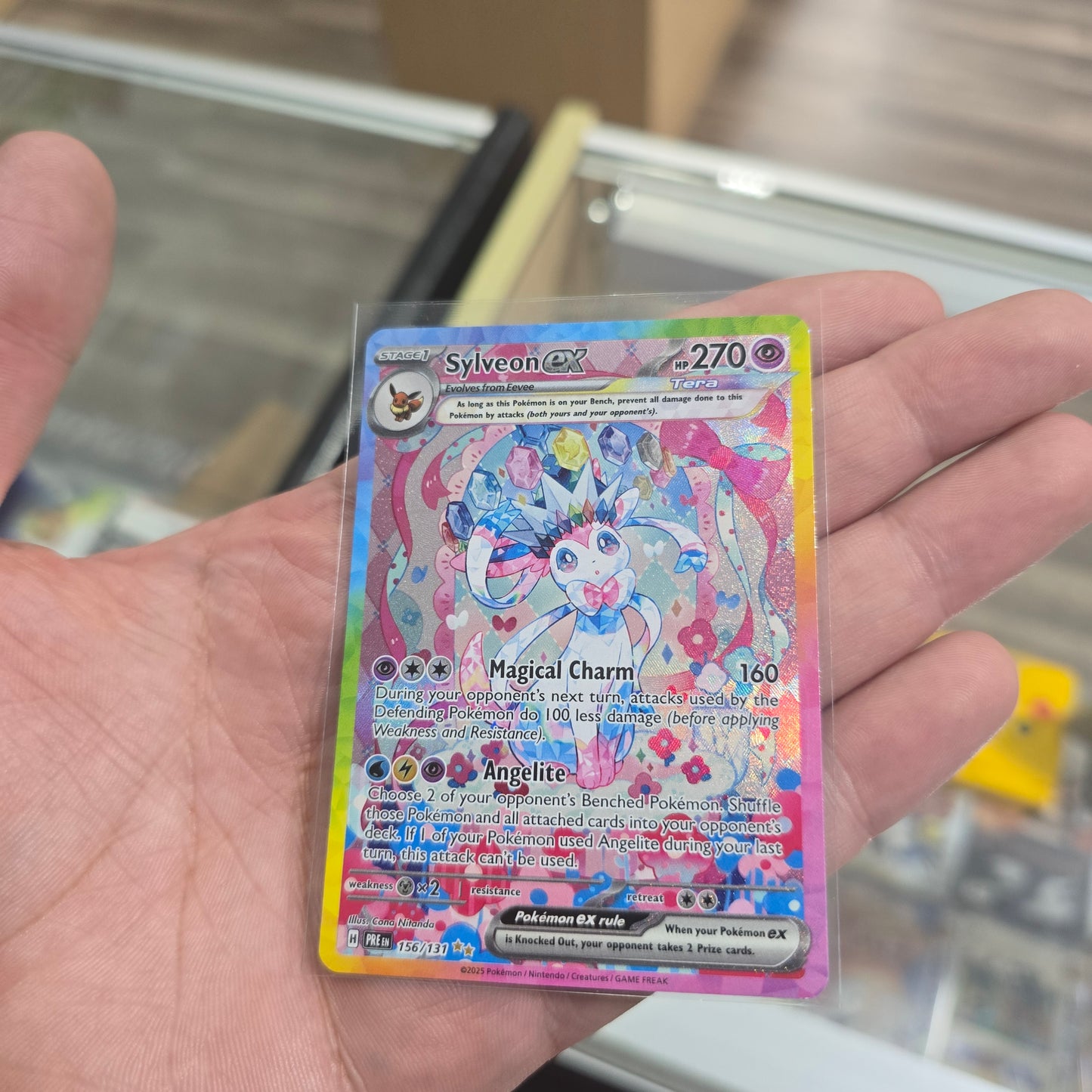 Sylveon ex - 156/131 - SV: Prismatic Evolutions (NM)