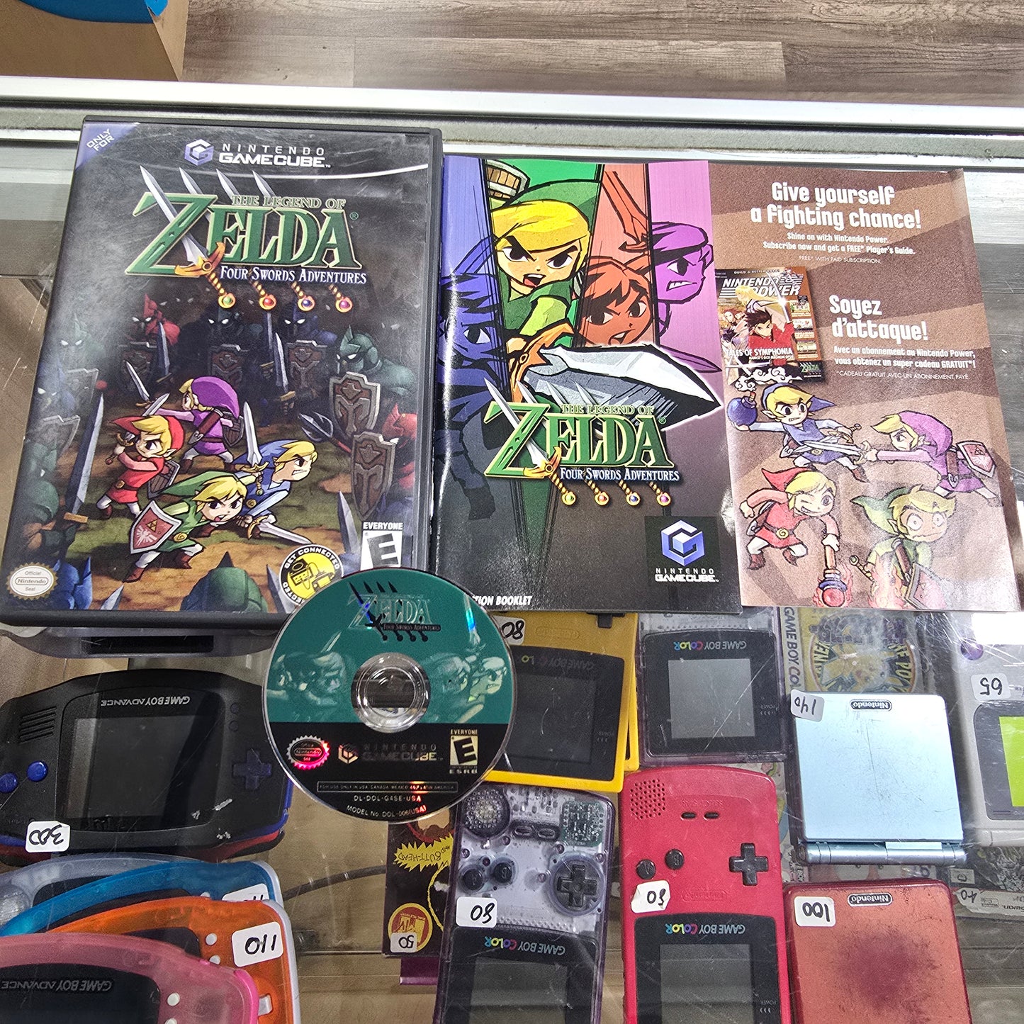 Zelda Four Swords Adventures Nintendo GameCube