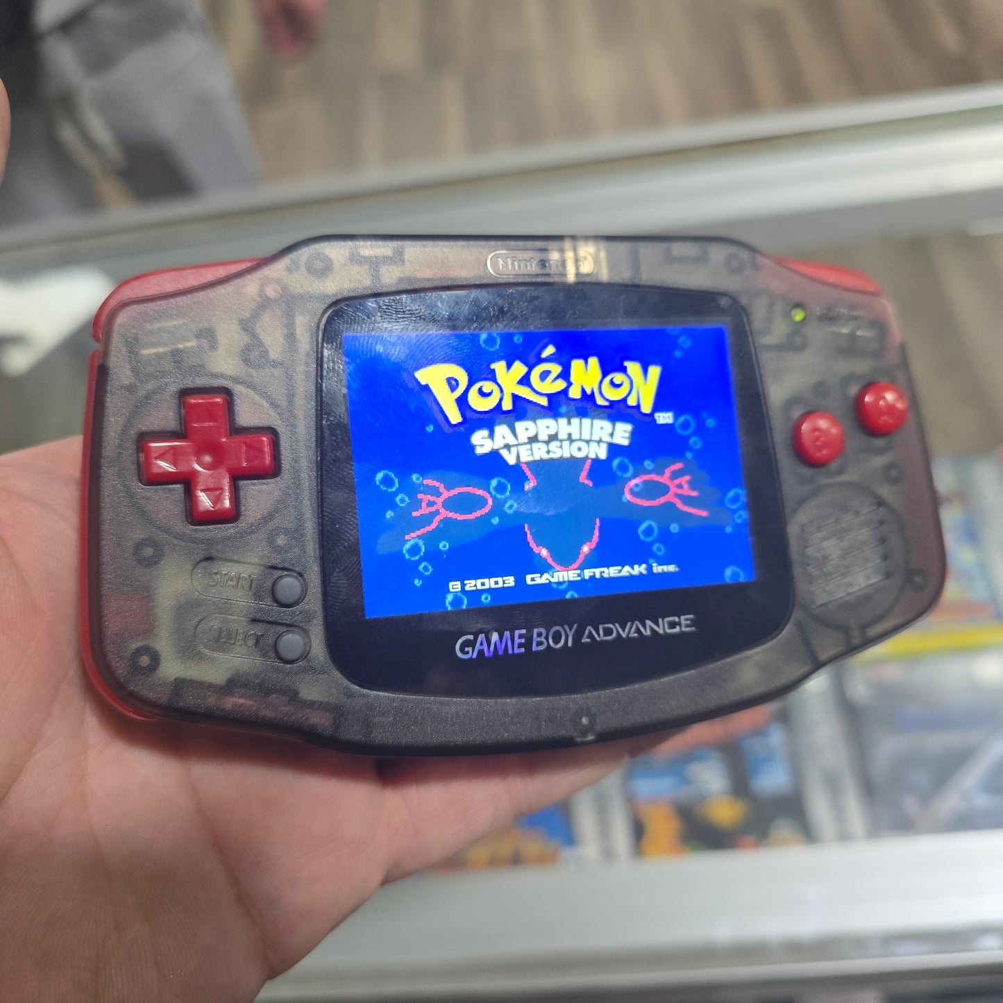 Custom Original Nintendo Gameboy Advance Handheld System with IPS Brighter Screen and USB C Charging