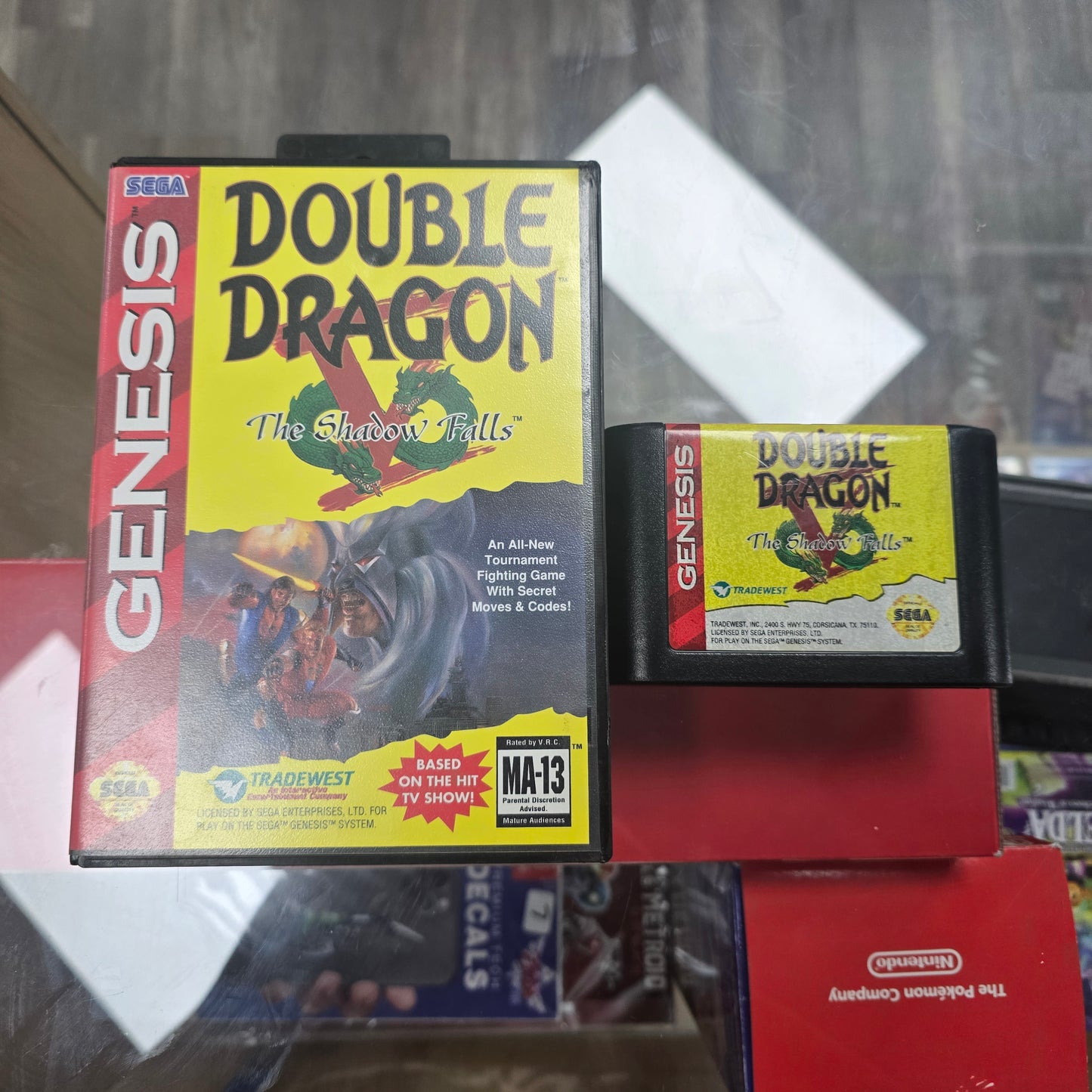 Double Dragon V The Shadow Falls Sega Genesis