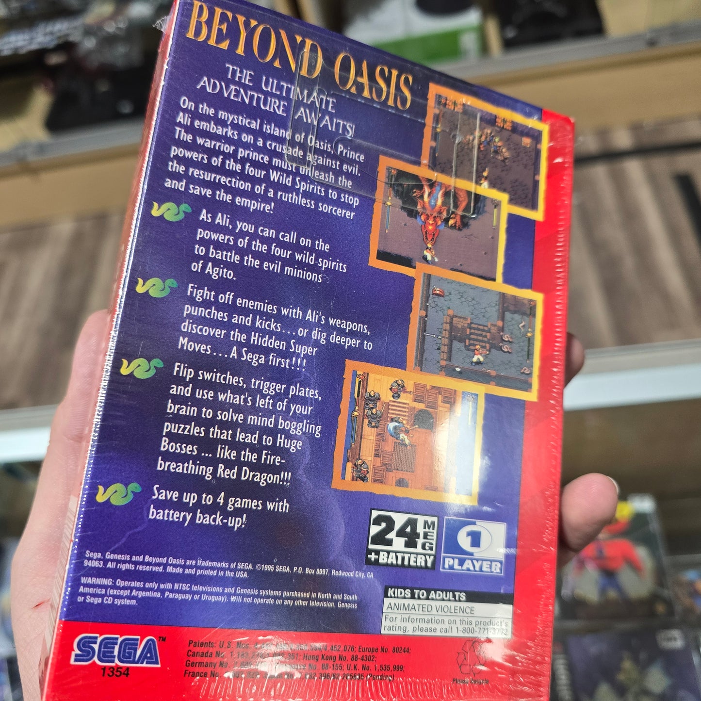 Beyond Oasis Sega Genesis