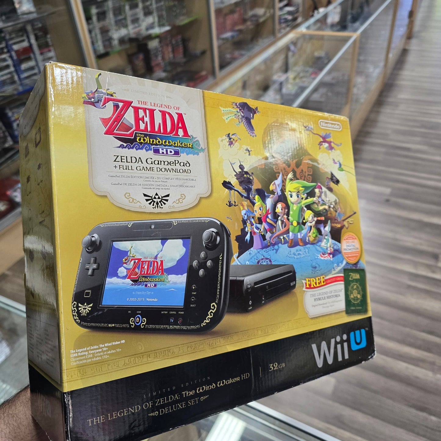 Wii U Console Deluxe: Zelda Wind Waker Edition