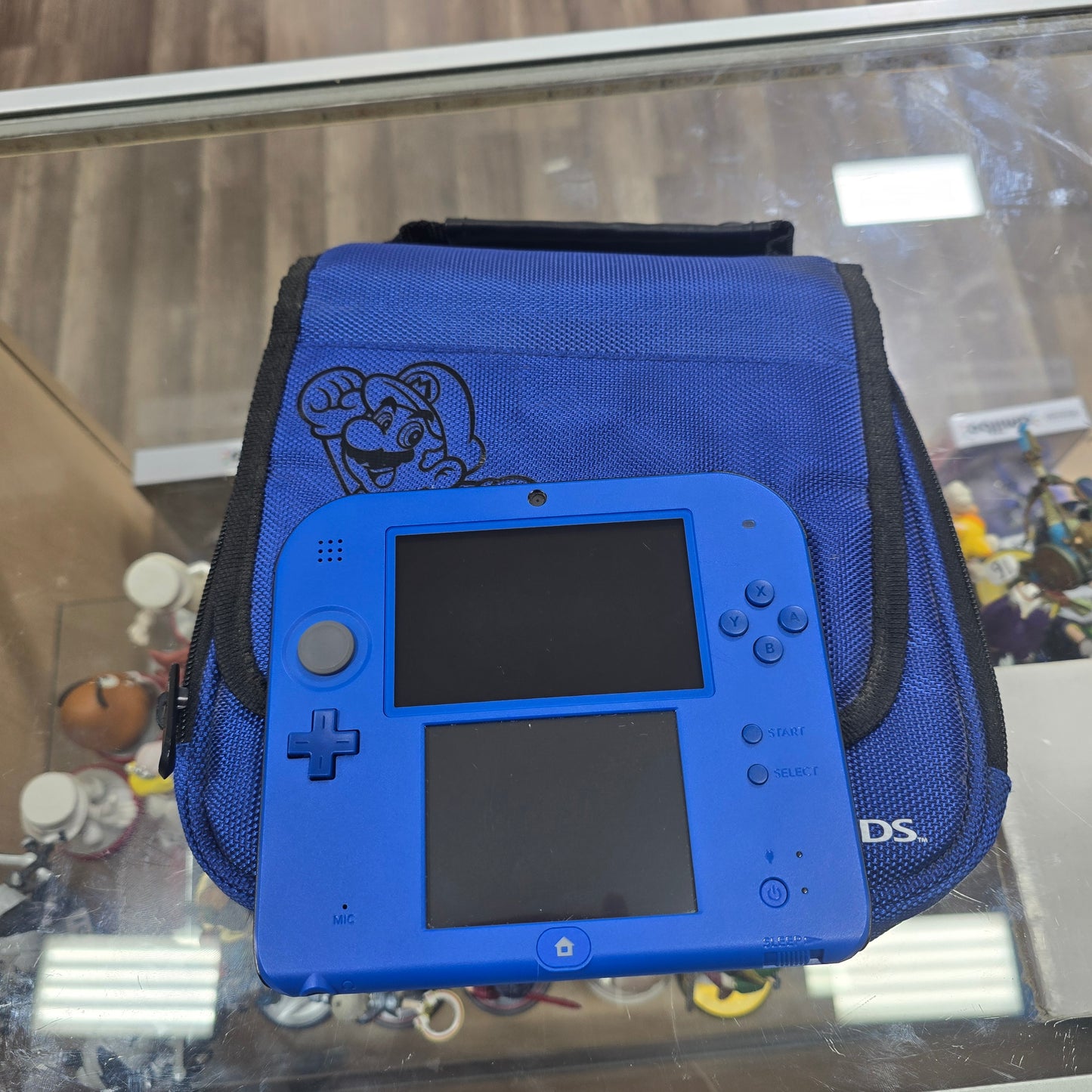 Nintendo 3DS Carrying Case Blue Mario Themed