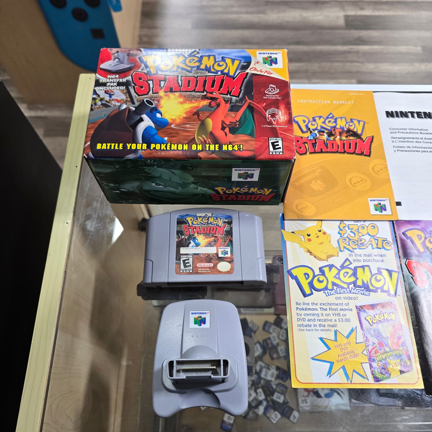 Pokemon Stadium (Authentic) (CIB) (CLEAN) Nintendo 64