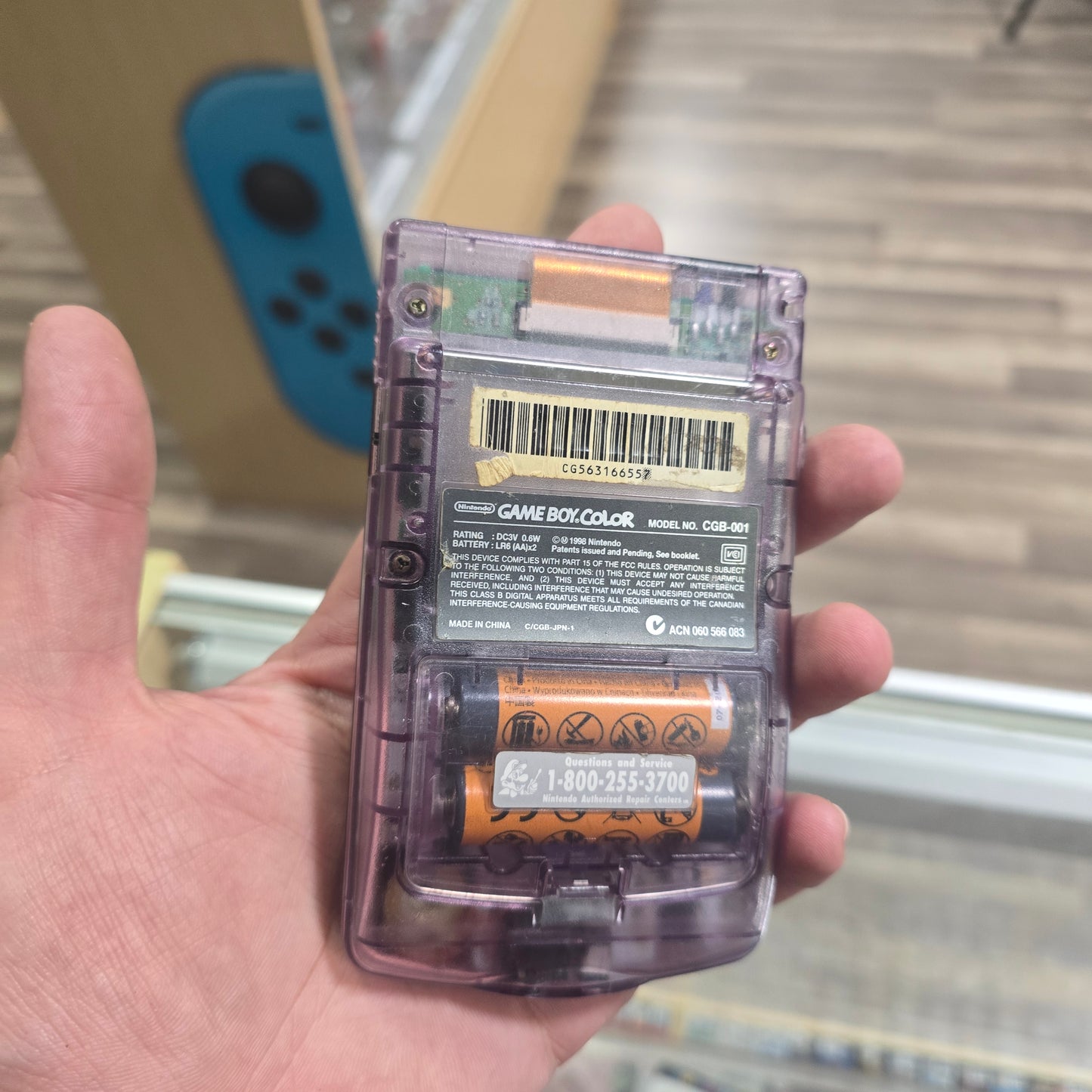 Atomic Purple Gameboy Color Handheld System