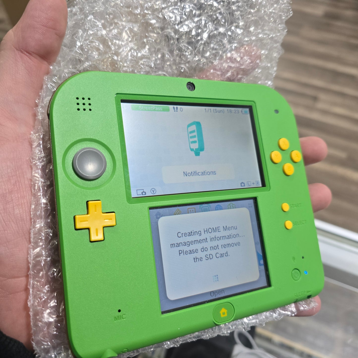 Nintendo 2DS Link The Legend of Zelda Ocarina of Time Edition System REFURBED
