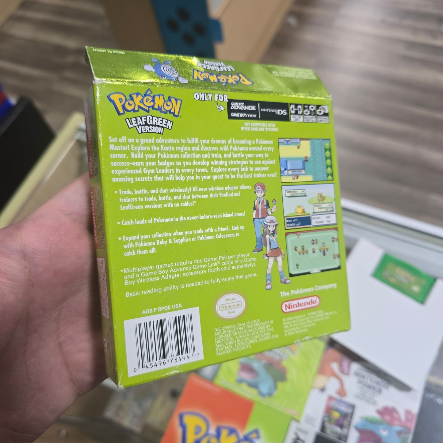 Pokémon LeafGreen (Authentic) (CIB) Nintendo Gameboy Advance