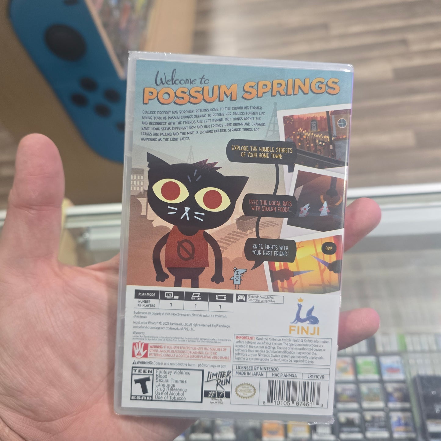 Night in the Woods Nintendo Switch (SEALED)