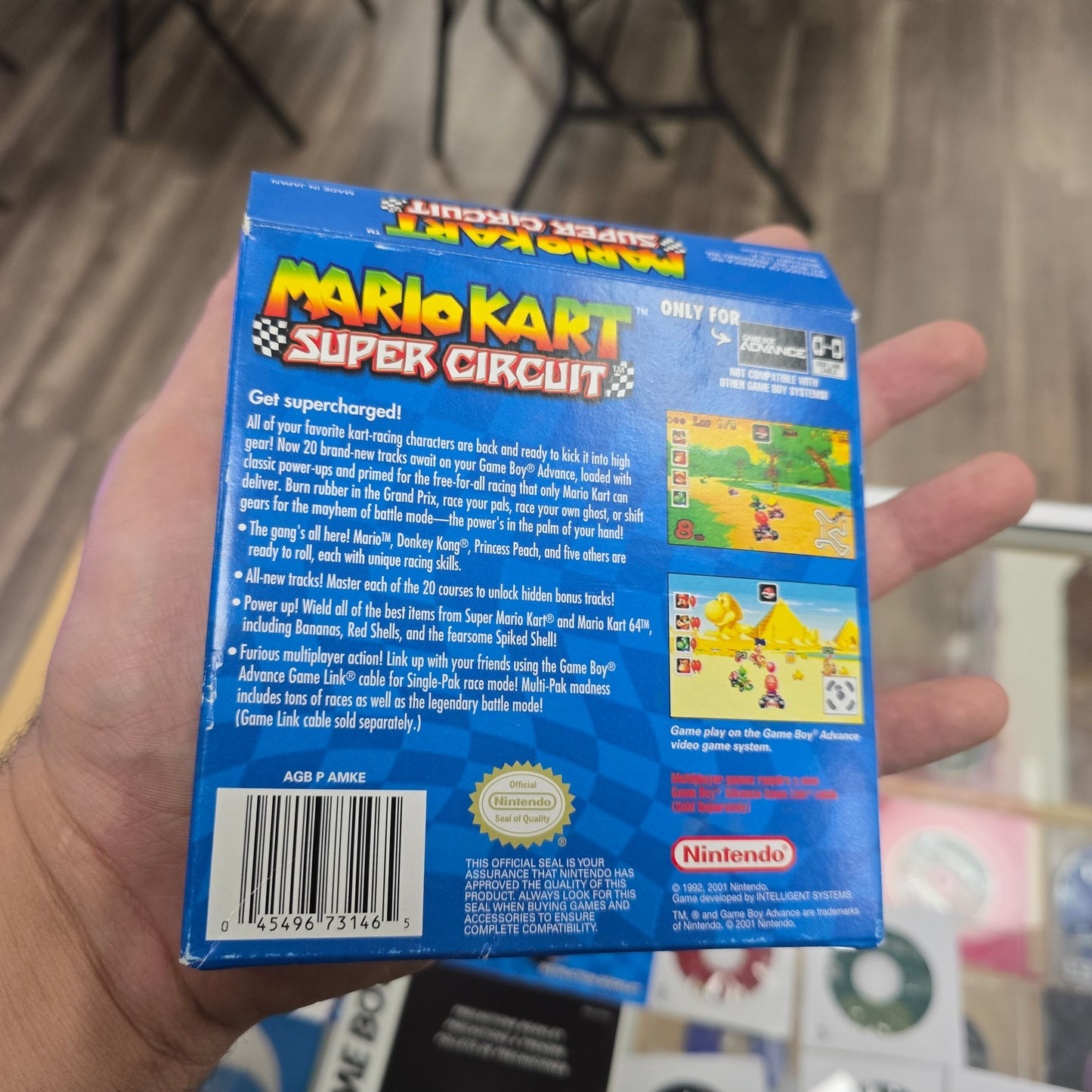 Mario Kart Super Circuit CIB Nintendo GameBoy Advance