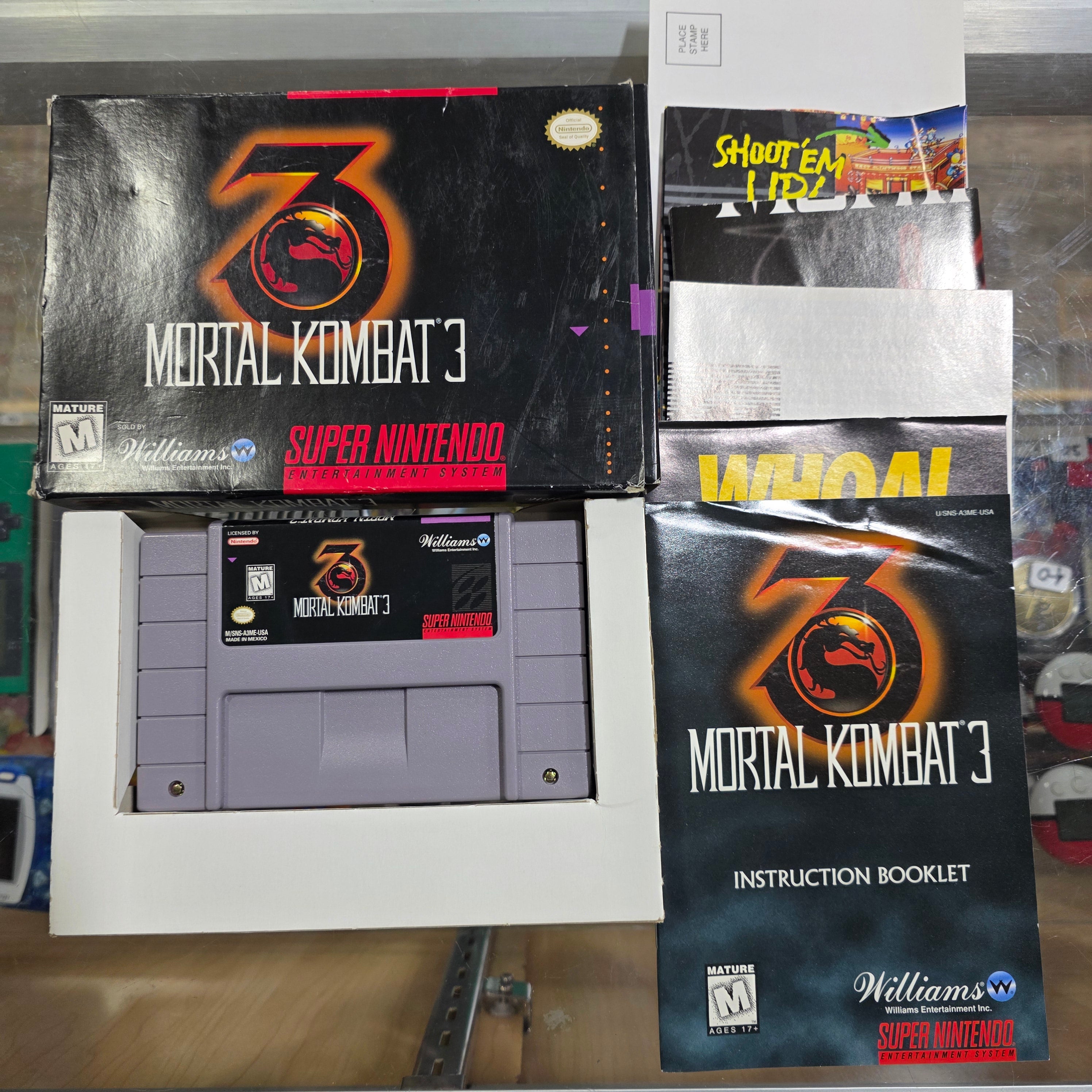 Mortal Kombat 3 Super Nintendo buttondelight
