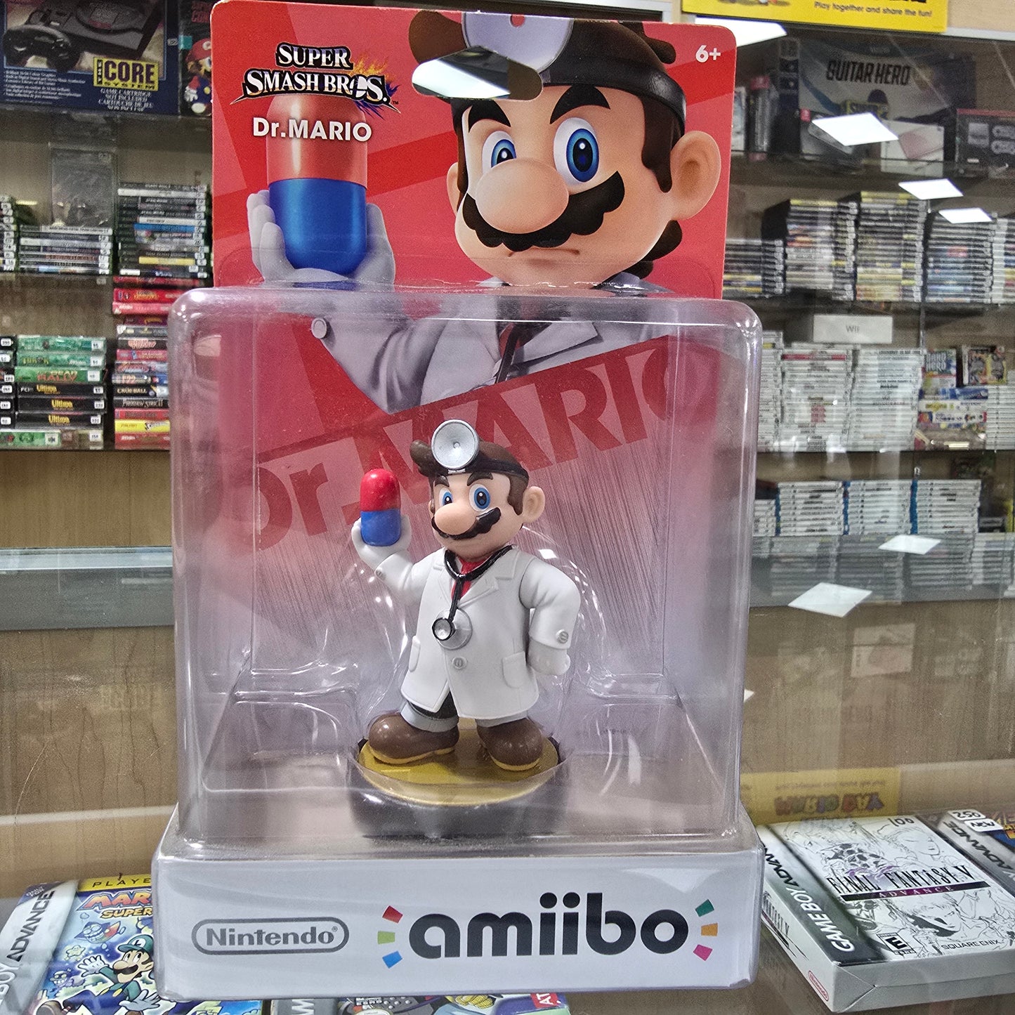 Super Smash Bros Dr. Mario Amiibo NEW