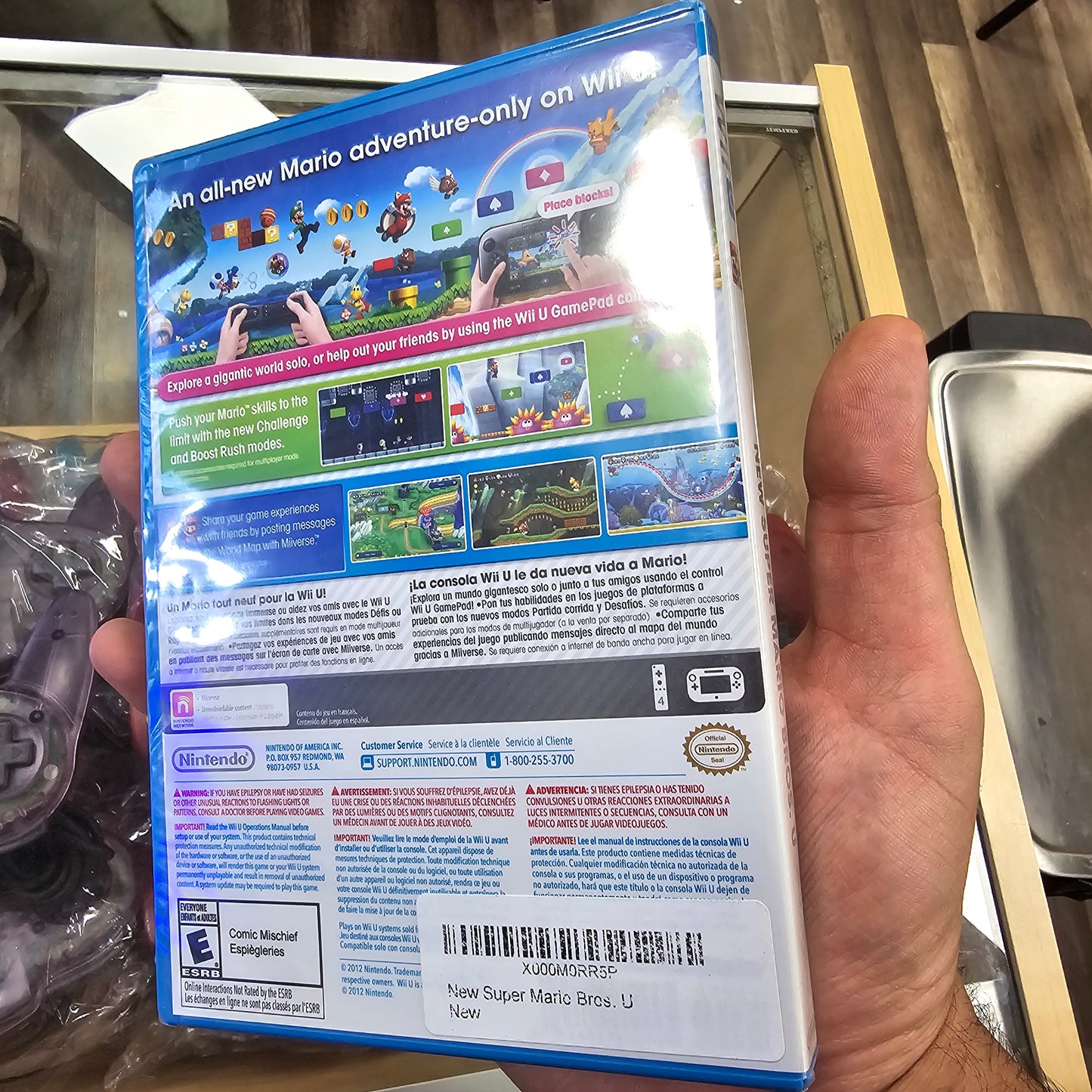 New Super Mario Bros. U SEALED NEW (USA) Nintendo Wii U