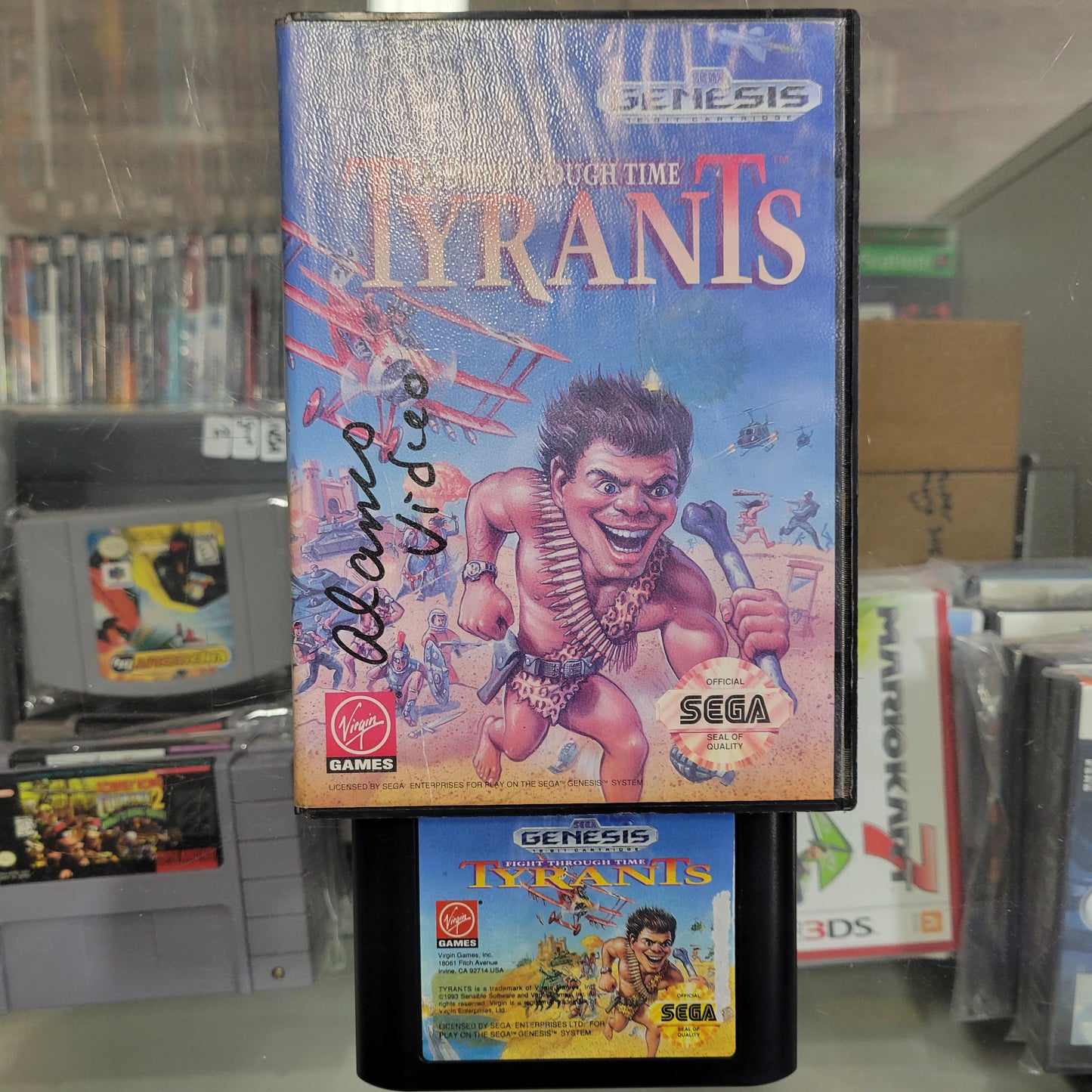 Fight Through Time Tyrants Sega Genesis