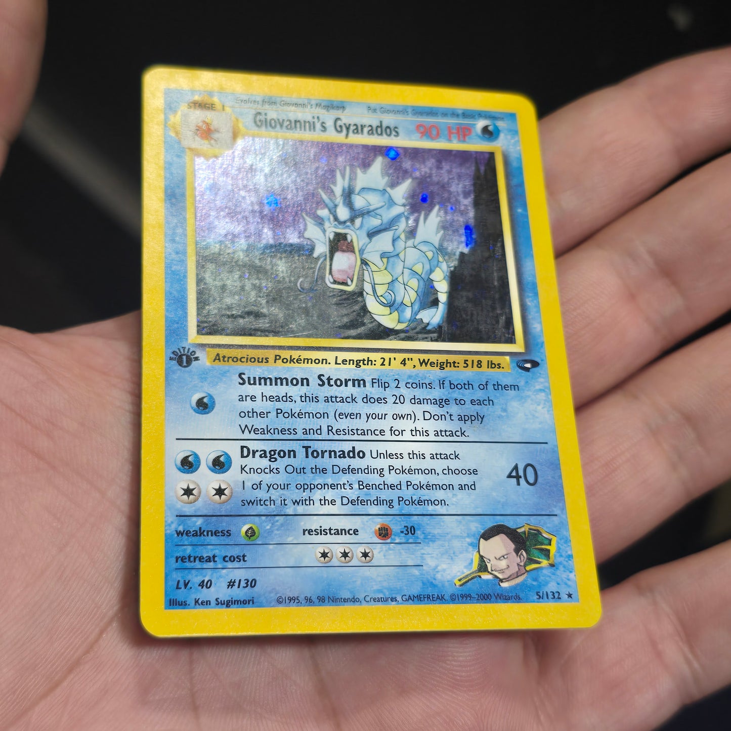 Giovanni's Gyarados - Gym Challenge 1st Edition
