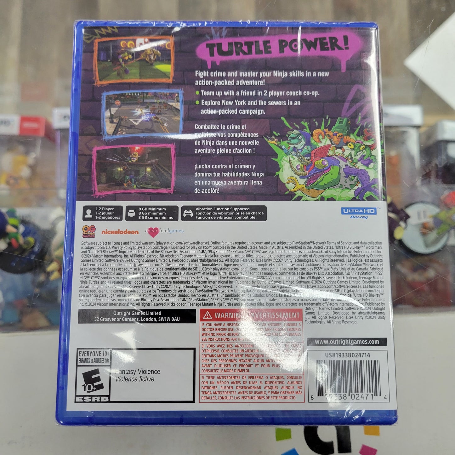 New Sealed Teenage Mutant Ninja Turtles Mutants Unleashed Playstation 5