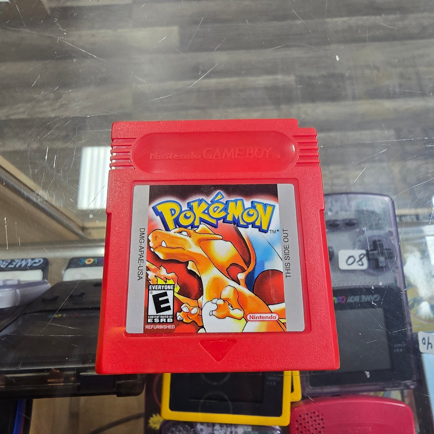 Pokémon Red (REPRODUCTION LABEL) (Authentic Game) (Saves) Nintendo Gameboy