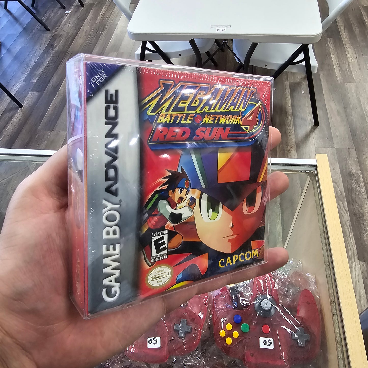Mega Man Battle Network 4 Red Sun SEALED NEW with Box Protector Nintendo Gameboy Advance