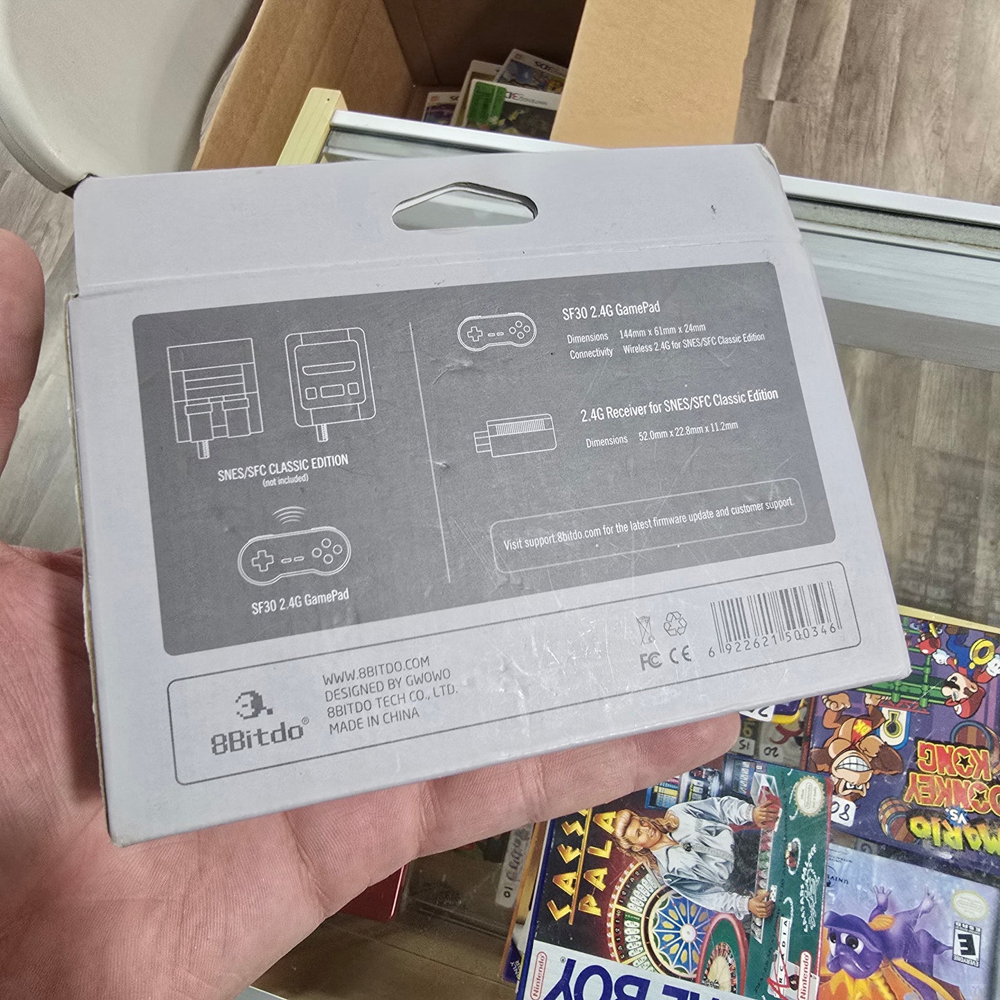 8Bitdo SF30 2.4G Wireless GamePad SNES Classic Edition Controller NEW