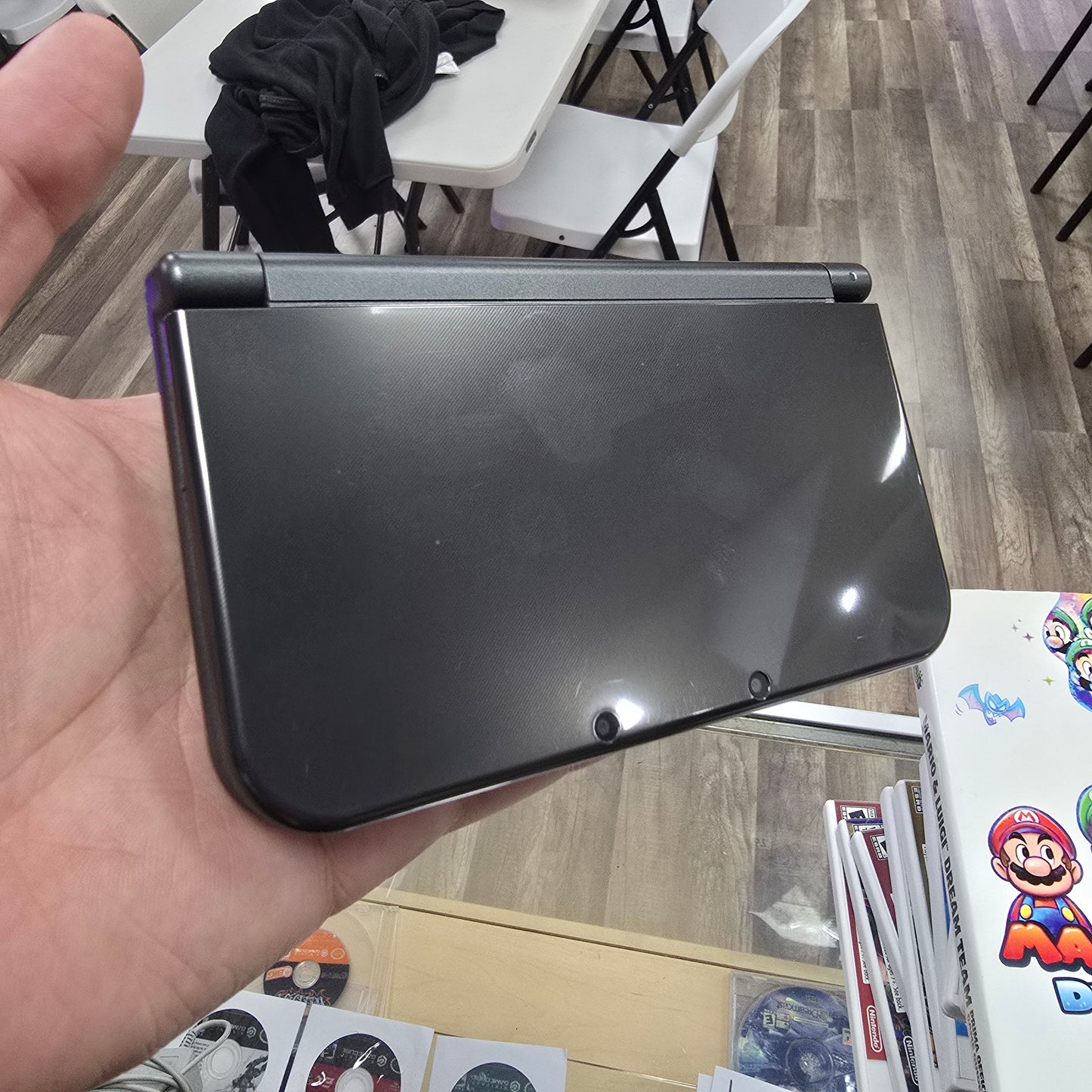 Black "New" Nintendo 3DS XL Handheld System With Charger (Clean System)