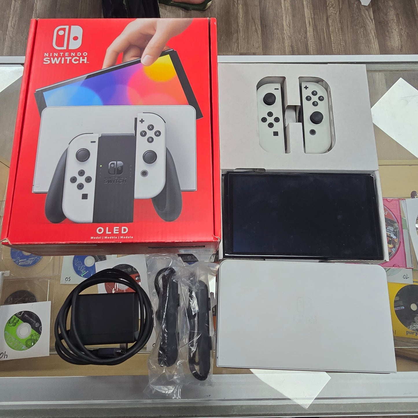 Nintendo Switch OLED with White Joy-Con Nintendo Switch