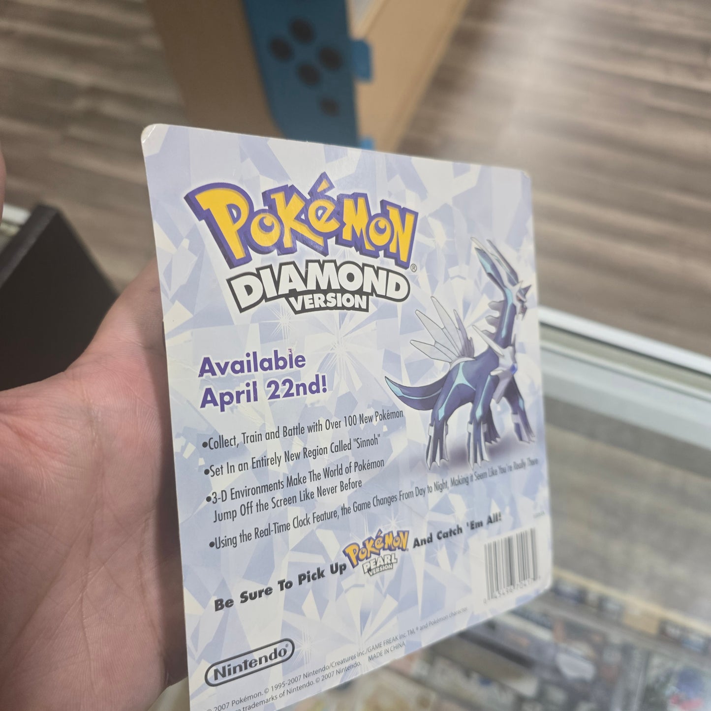 Pokémon Diamond Speical Preoder Bonus Stylus (OPENED)