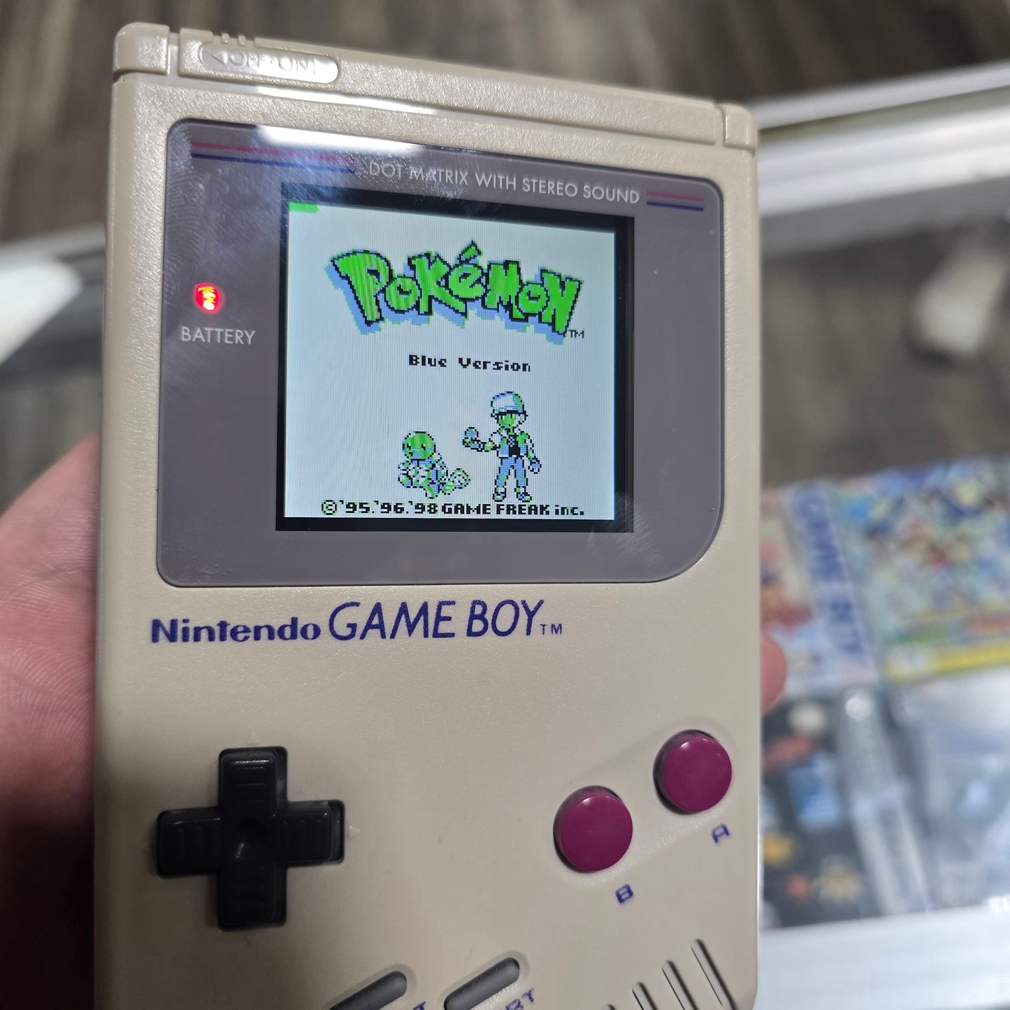 Custom Original Nintendo Gameboy Handheld System with IPS Brighter Screen