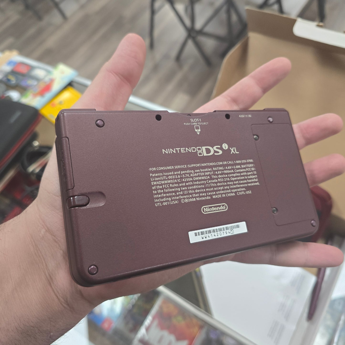 Red Nintendo DSi XL With Box