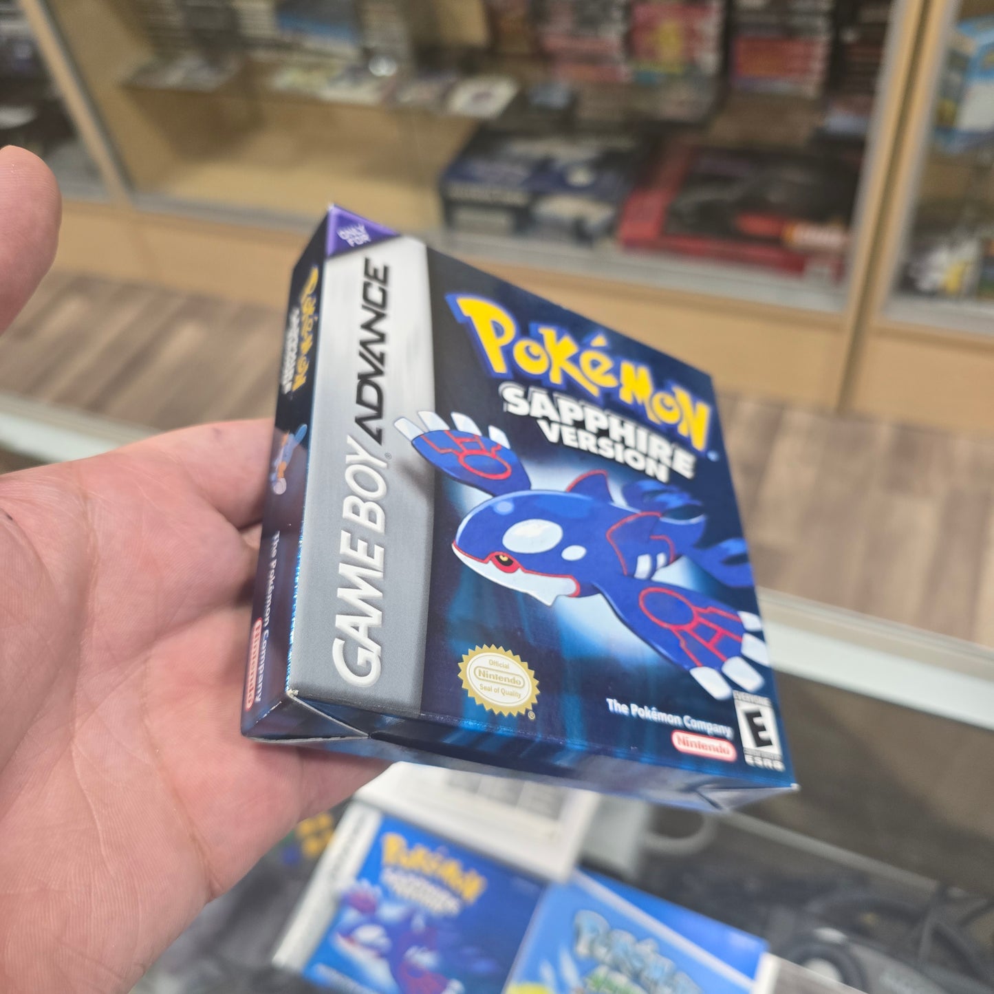Pokémon Sapphire (Authentic) (LIKE NEW) (VERY CLEAN) (CIB) Nintendo Gameboy Advance