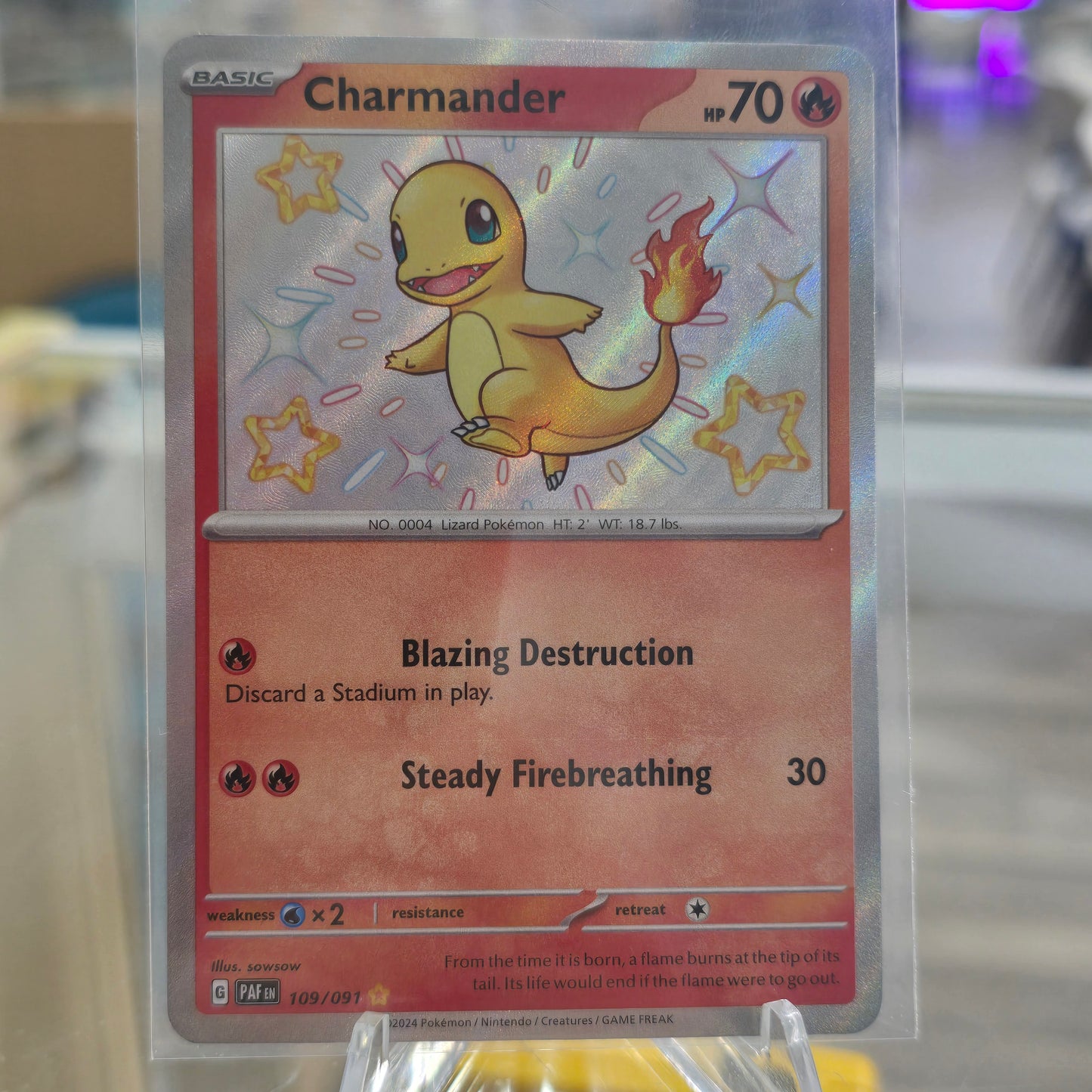Charmander - 109/091 - SV: Paldean Fates (NM)