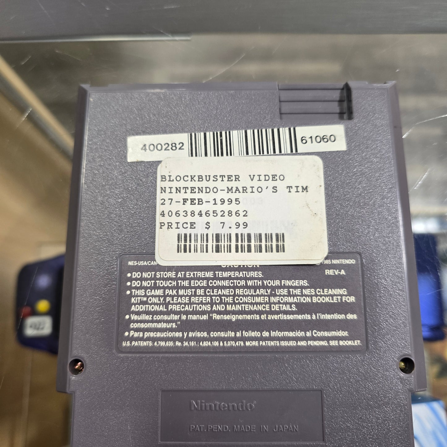 Mario's Time Machine NES