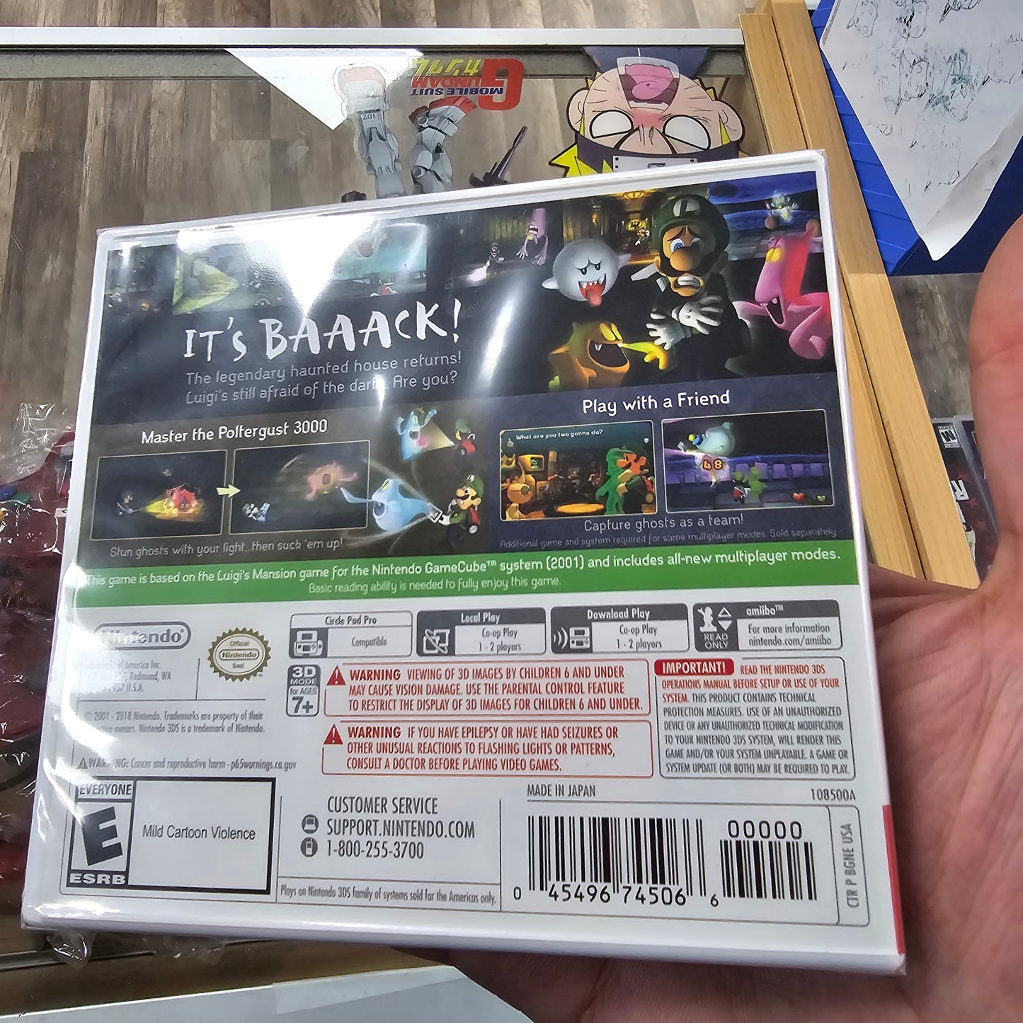 Luigi's Mansion NEW SEALED (USA) Nintendo 3DS