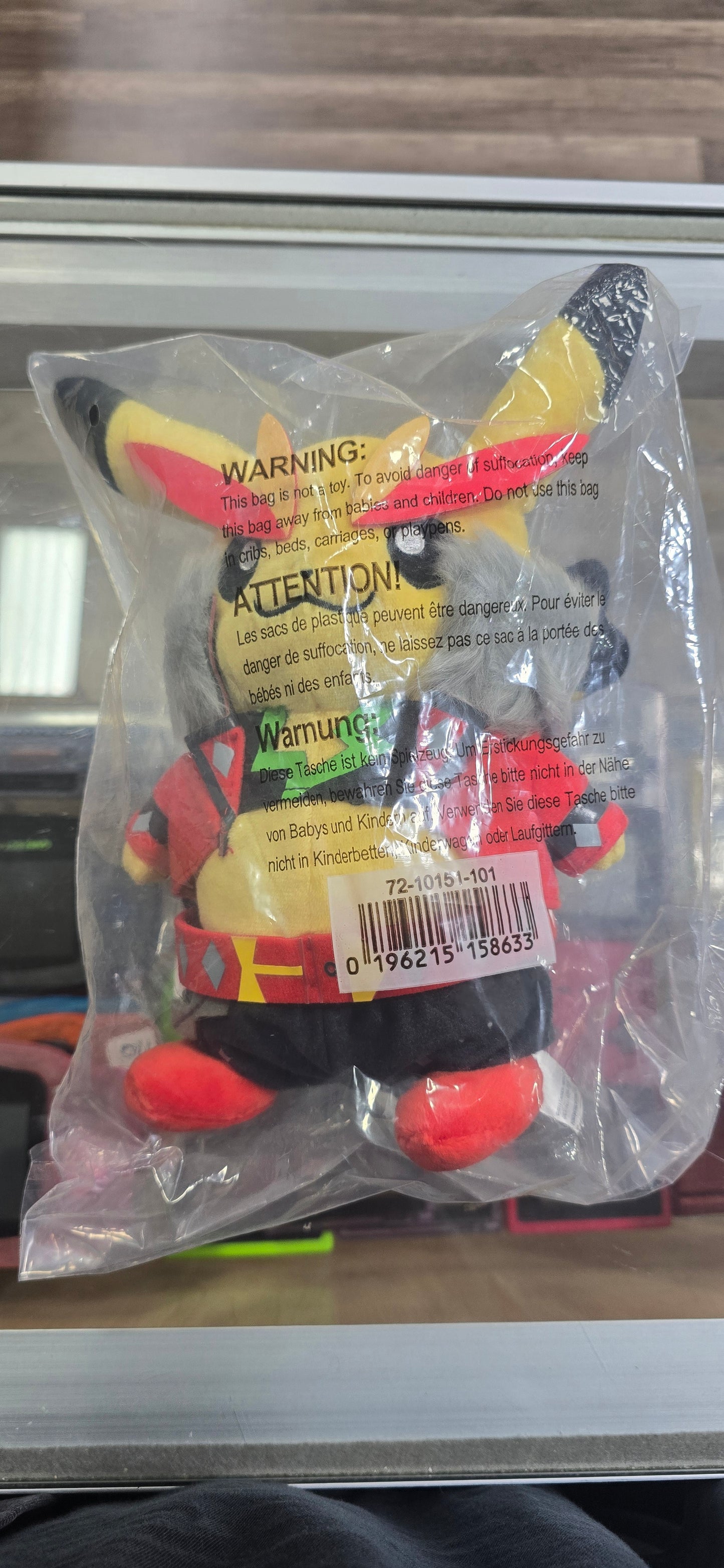 Pokemon Center World Championships 2025 Pikachu Rock Star 9.25 Inch Plush NEW