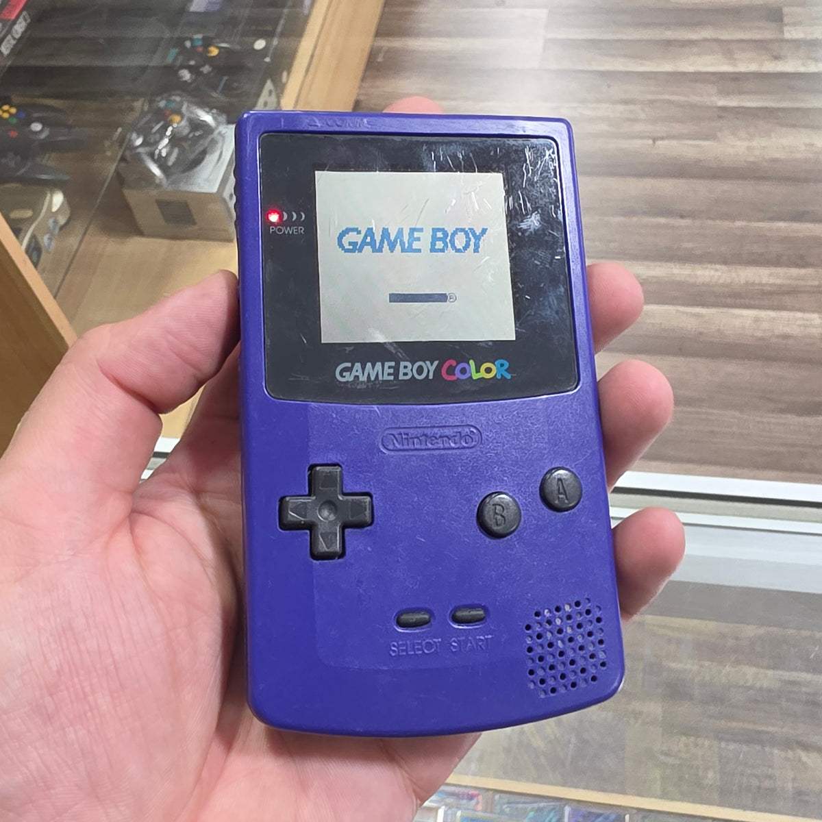 Purple Nintendo Gameboy Color Handheld System