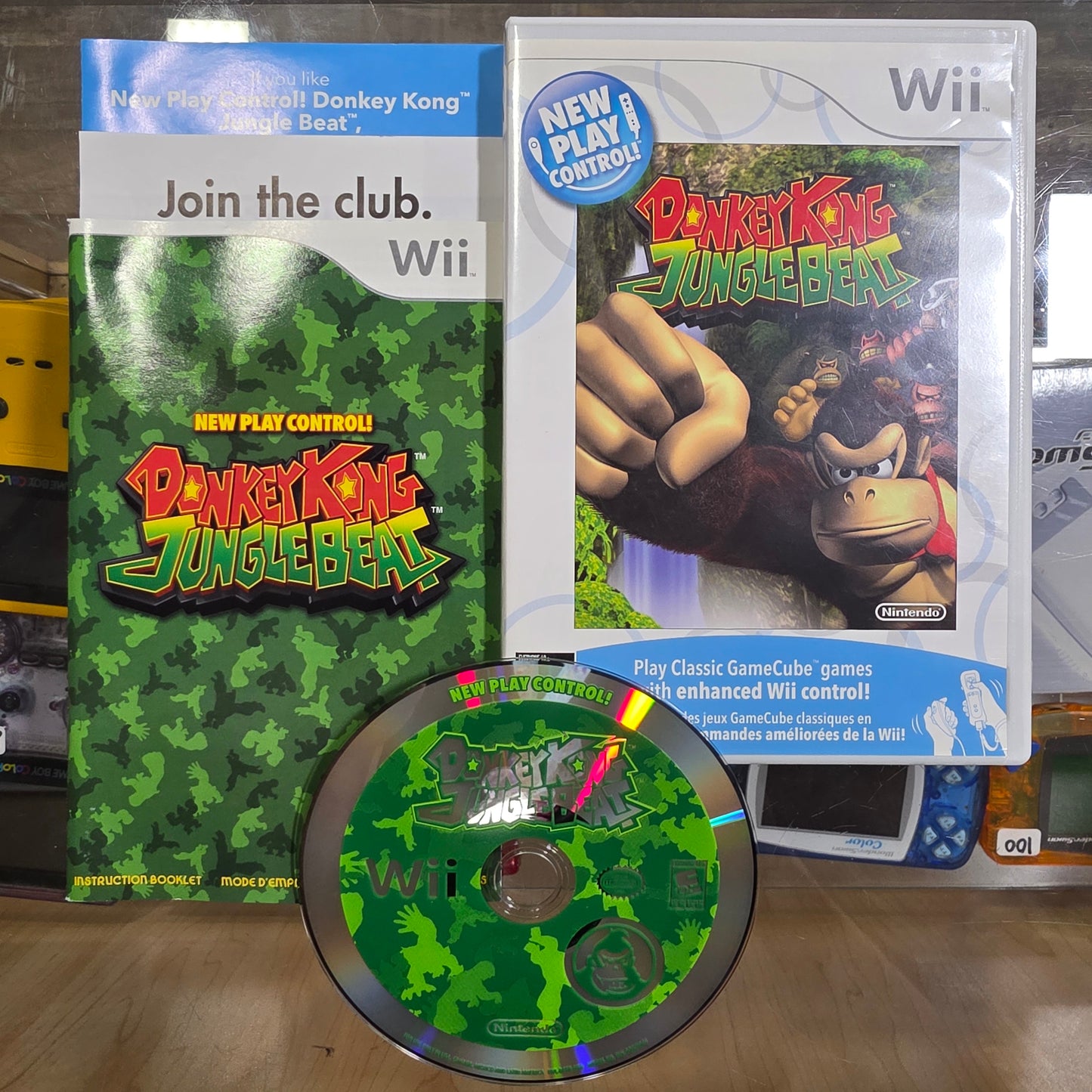 New Play Donkey Kong Jungle Beat Nintendo Wii