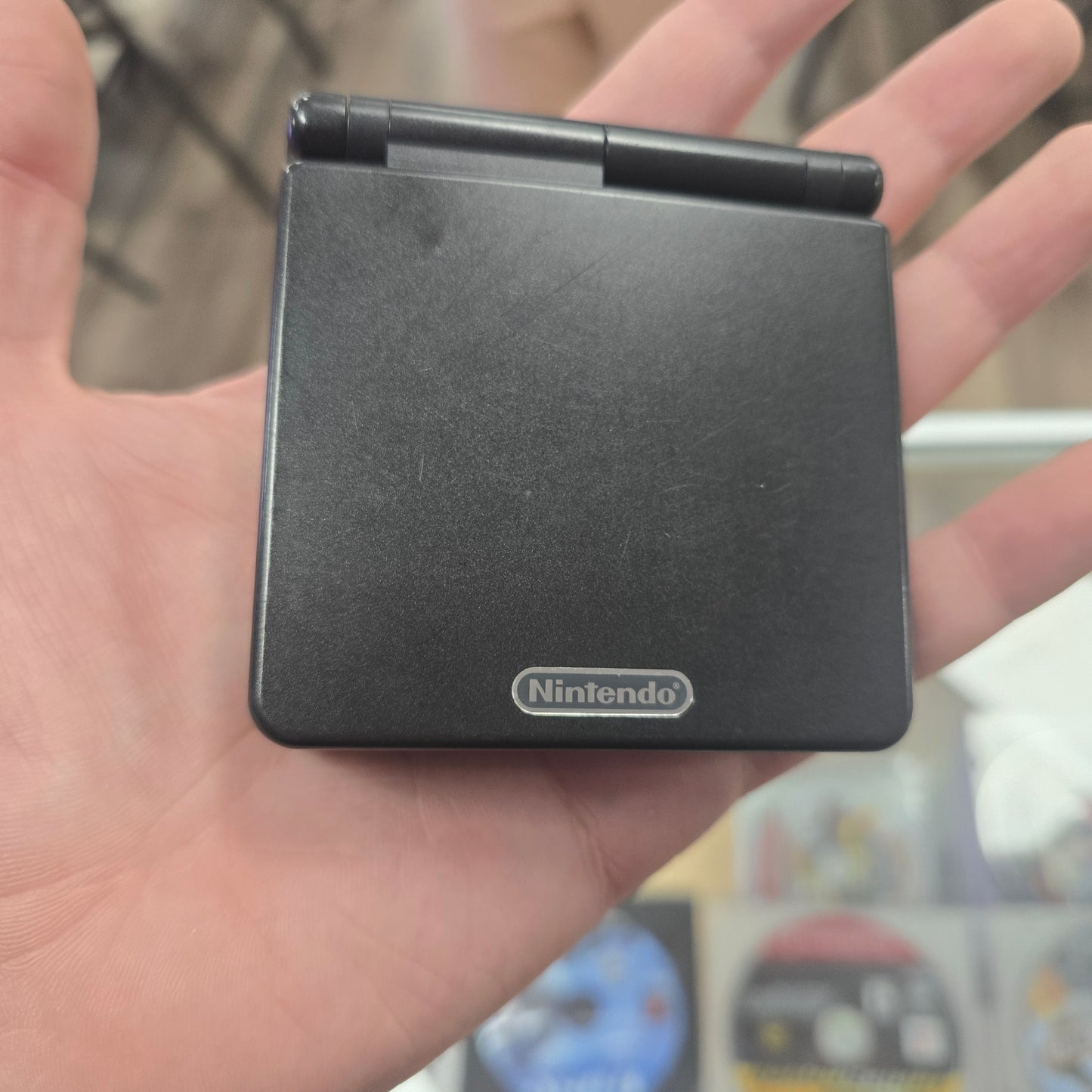 Black Nintendo Gameboy Advance Sp Handheld System (Has Issue with screen)