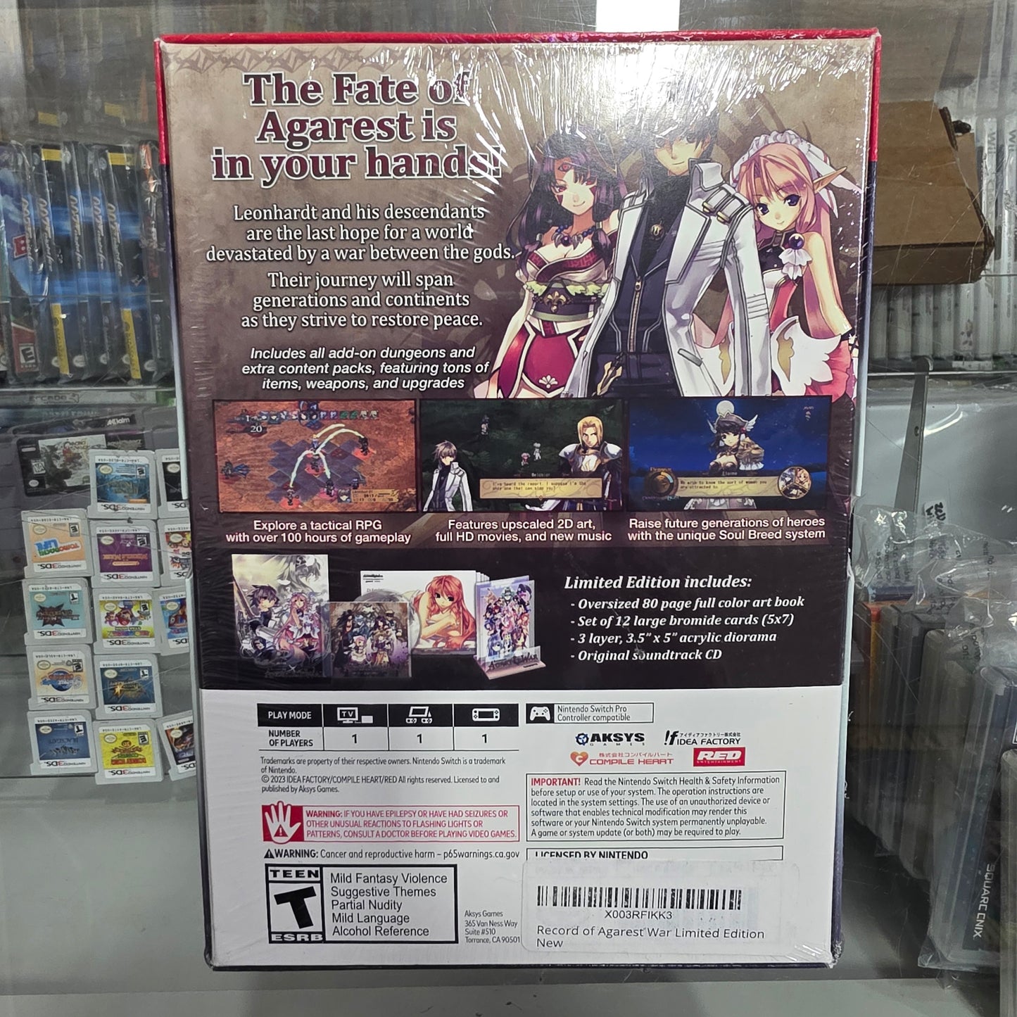 New Sealed Record Of Agarest War Limited Edition