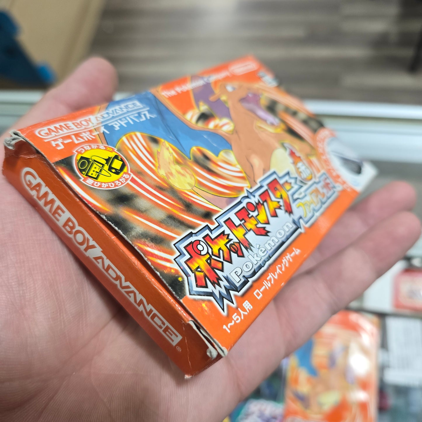 Pokémon FireRed (Authentic) Japanese Nintendo Gameboy Advance in Box